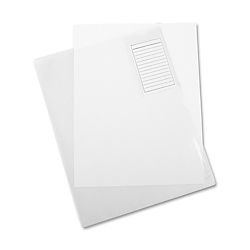 ADVANTUS Kleer-File Organizer - Clear Polypropylene File Folder with ID Pocket, Letter Size 8.5x11 inches, Frosted & See-Through for Office Organization (ANG12) - Perfect for Document Filing, School Projects, and Business Records
