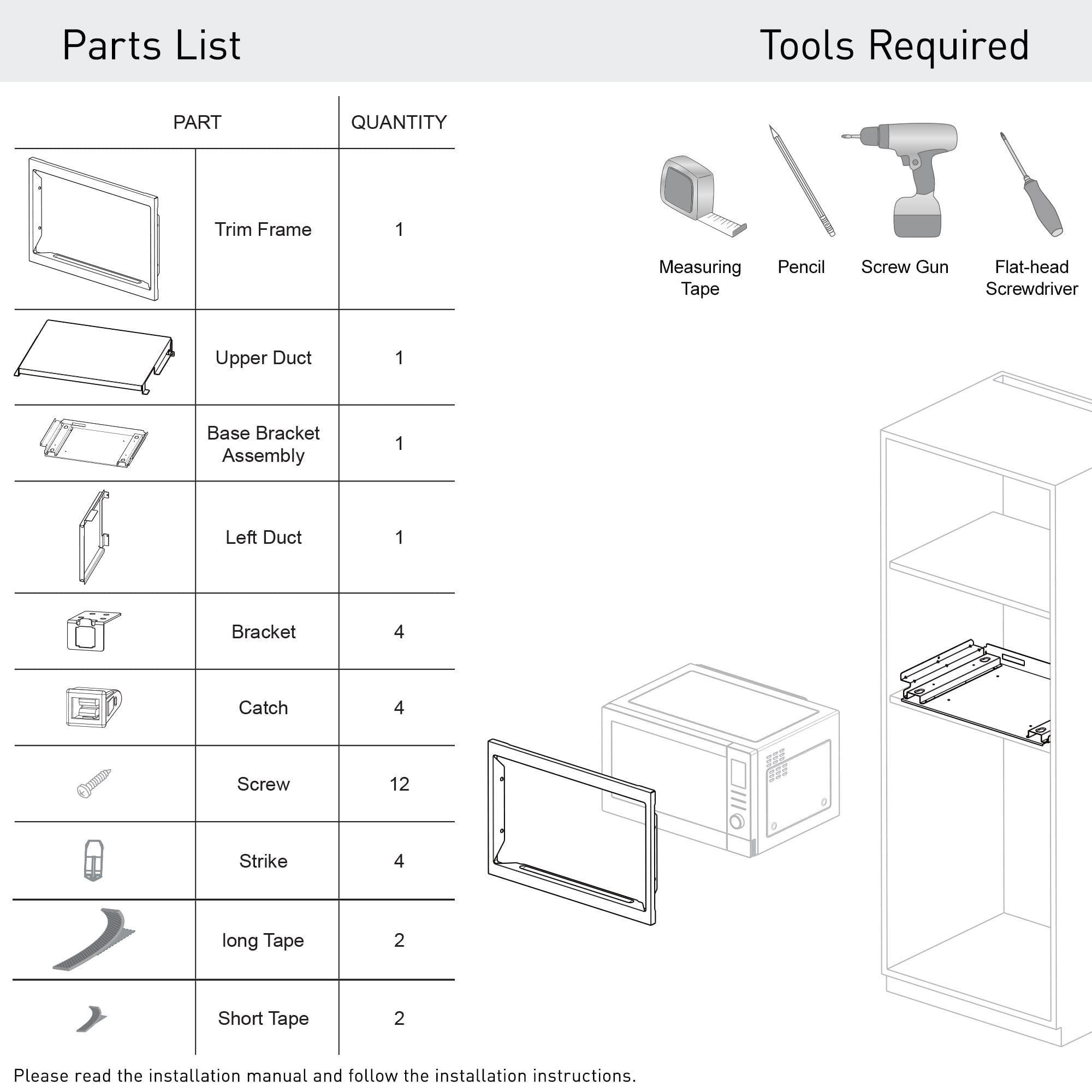 Panasonic NN-TK81KCS 24-inch Stainless Steel Microwave Trim Kit - Compatible with 1.2 cu ft NN-CD87KS Microwave Oven | Perfect for Built-in Kitchen Installation & Seamless Appliance Integration