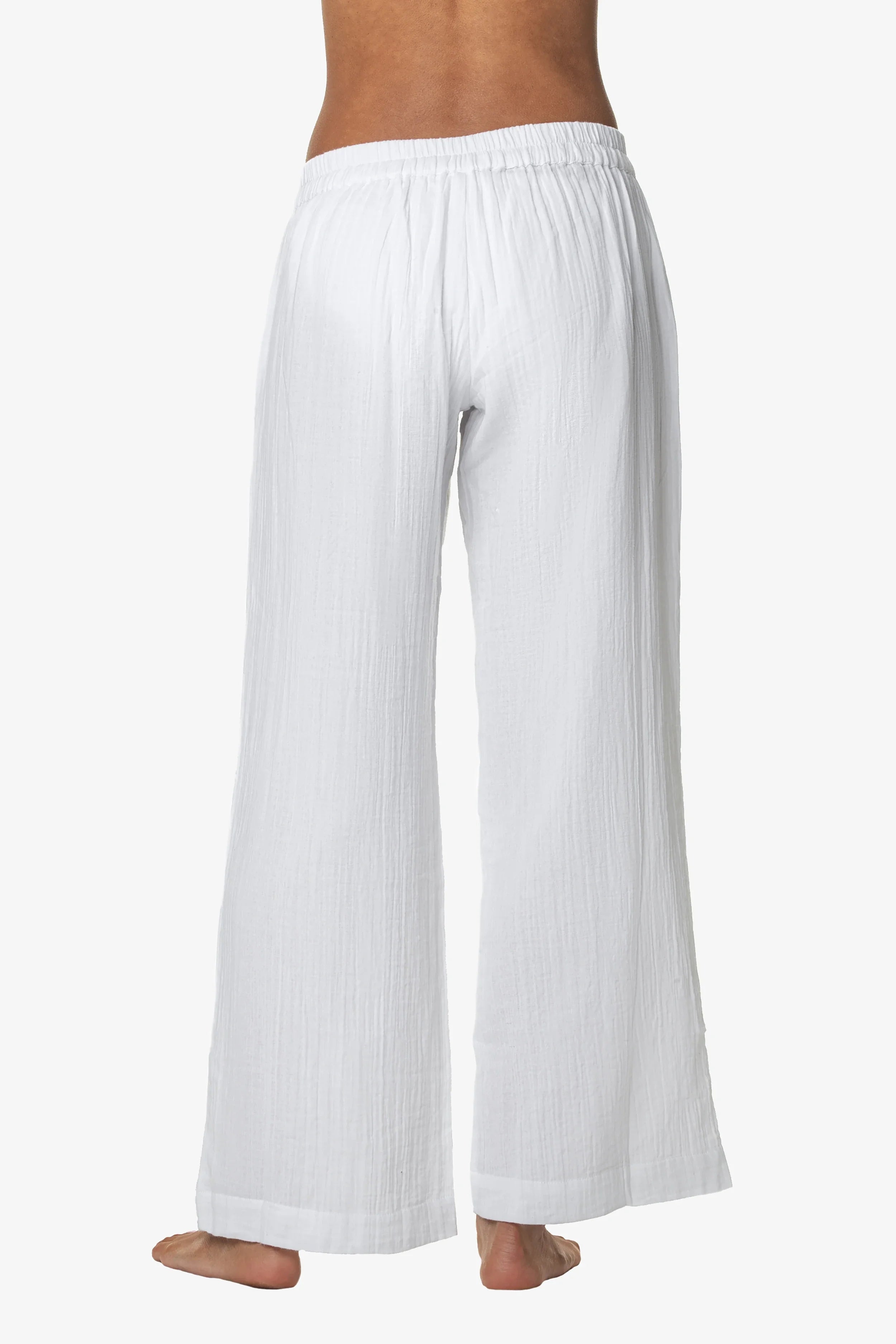 Stylish White Weekender Pants for Women - Comfortable Travel & Casual Wear | Perfect for Weekends, Vacations & Everyday Outfits