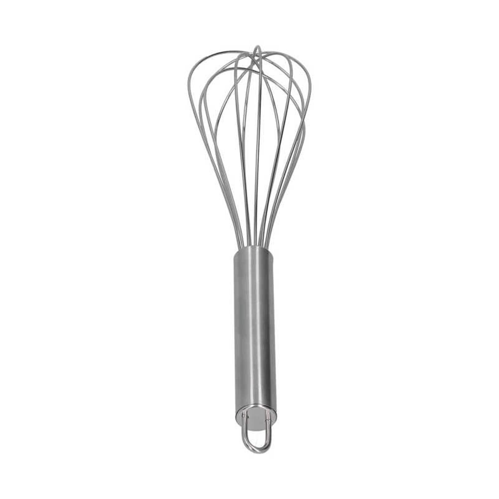 Premium Stainless Steel 6-Wire Whisk Set - Professional Egg Beater for Baking, Cooking & Mixing - Ideal for Cakes, Soufflés, Sauces & More - Essential Kitchen Tools for Home Bakers & Chefs