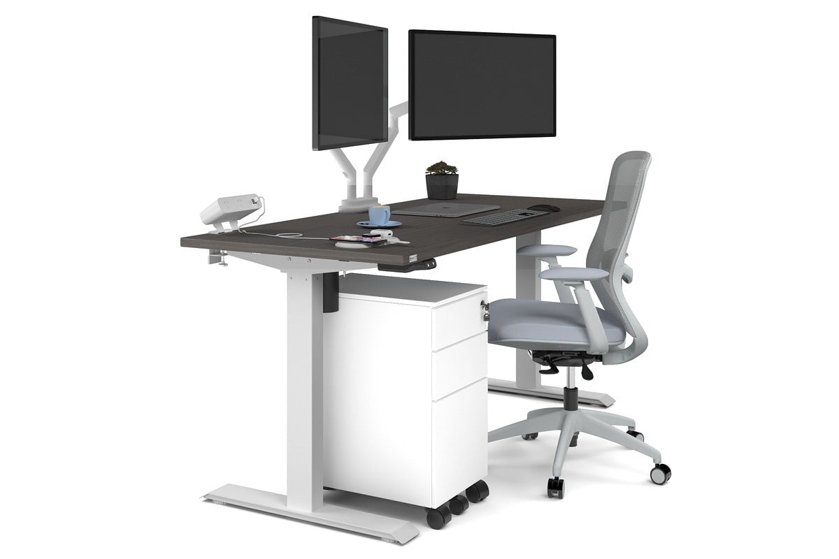 Height Adjustable Desk 1600L x 700W - Ergonomic Standing Desk for Home & Office - Perfect for Work, Study & Gaming