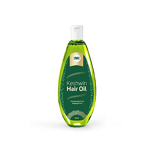 Keshwin Hair Oil for Growth & Shine - Natural Hair Care Treatment for Dry, Damaged Hair - Perfect for Daily Use & Scalp Massage