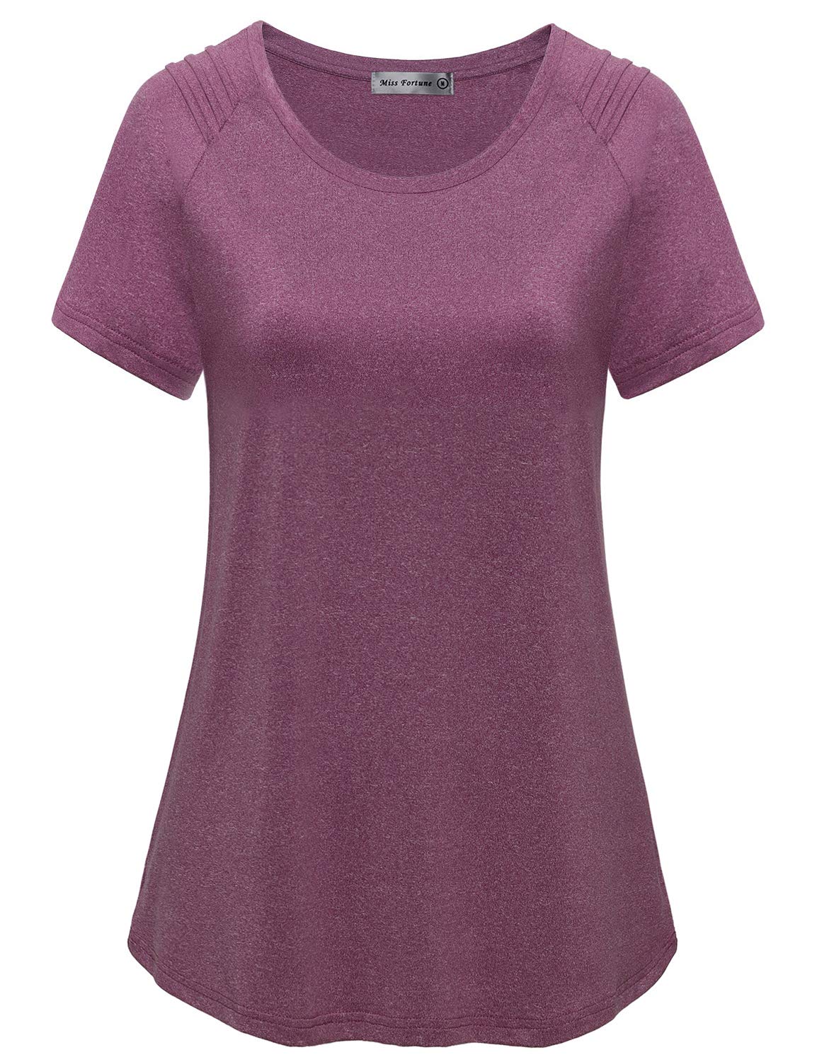 Fast Drying Women's Yoga Tops - Moisture Wicking Workout Shirts for Pilates, Gym & Running | MISS FORTUNE Athletic Wear