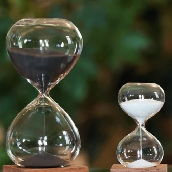 Mindfulness Meditation Hourglass Set - 5/10/15 Minute Sand Timer for Yoga, Relaxation & Focus - Perfect for Home, Office & Classroom Use
