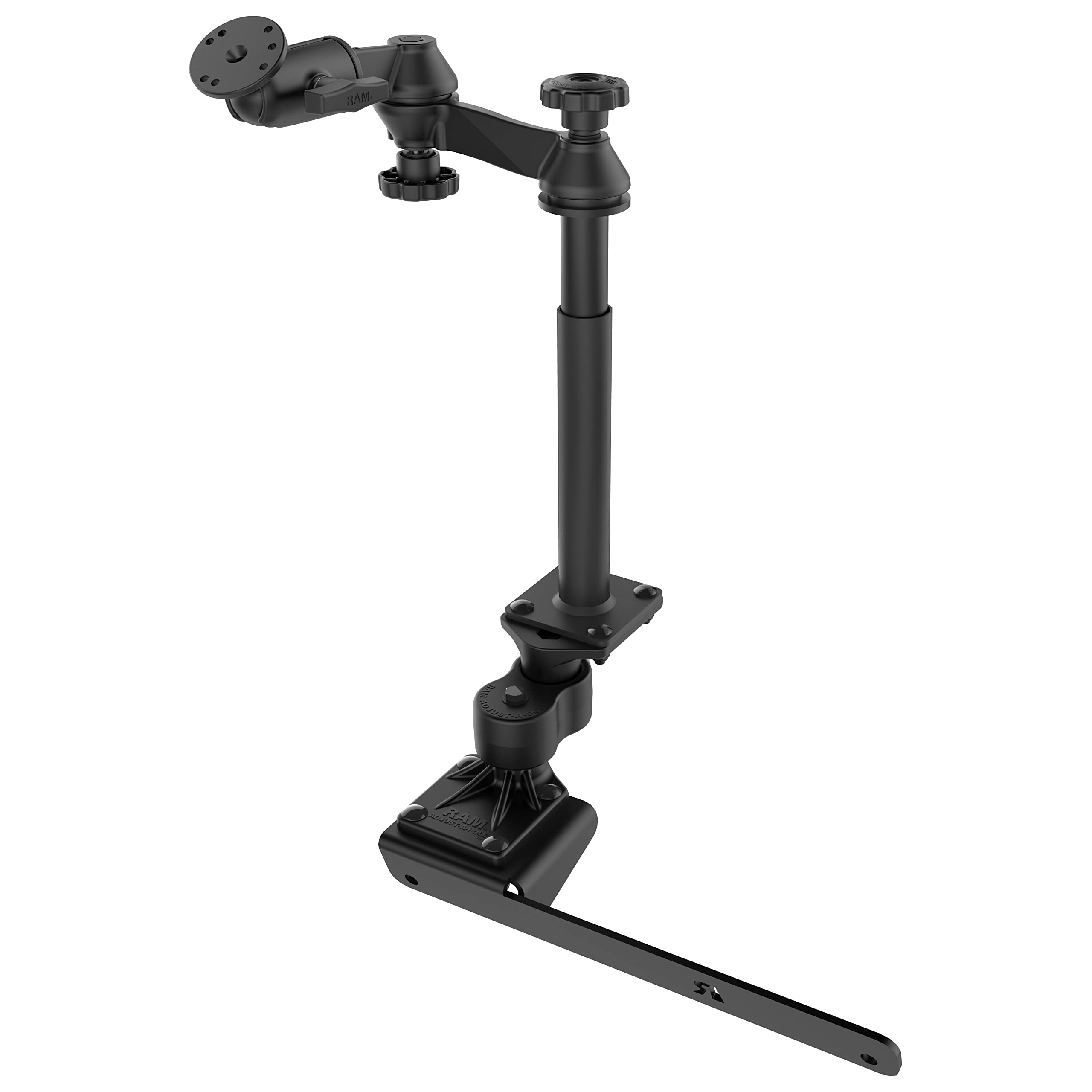 RAM MOUNTS No-Drill Mount for 2012-2024 RAM 2500-5500 Trucks | RAM-VB-178A-SW2 | Compatible with RAM Tablet & Laptop Holders | Secure Mounting for Work & Travel