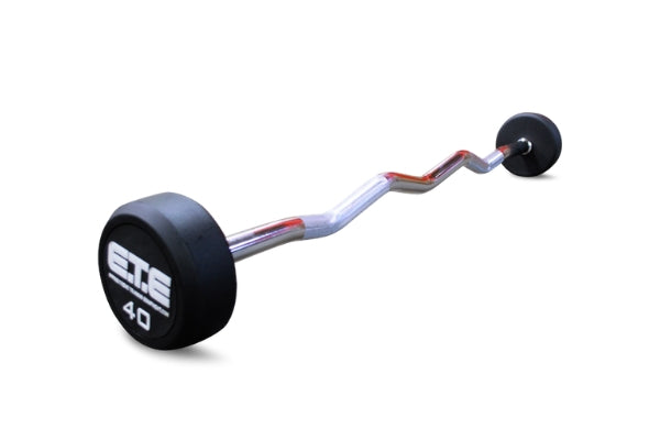 Best Fixed Curl Bar Set for Home Gym - Heavy Duty Olympic Weightlifting Equipment for Strength Training & Muscle Building | Perfect for CrossFit, Powerlifting & Fitness Workouts