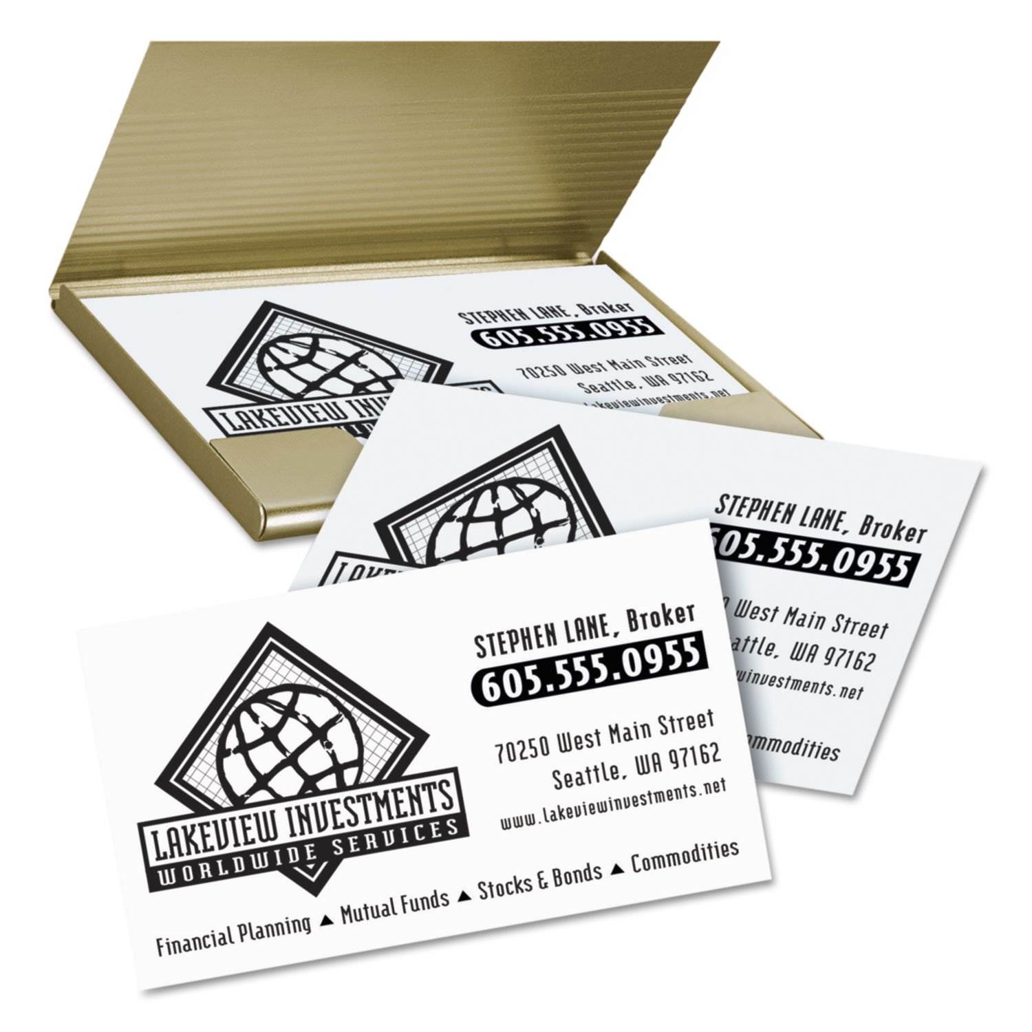 AVERY AVE5870 Double-Sided Printable Business Cards with Clean Edge - Premium Quality for Networking, Marketing & Professional Branding
