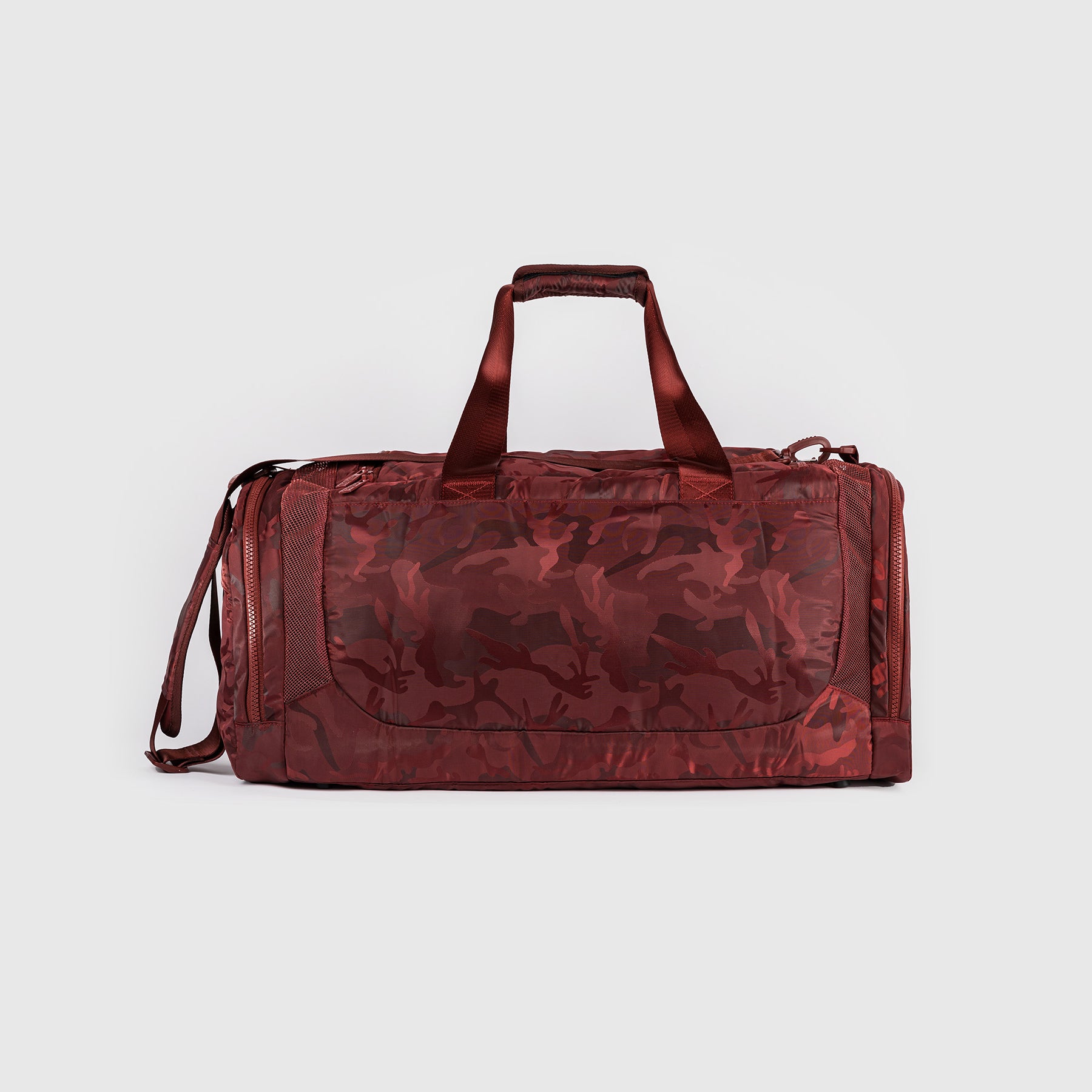 Venum Trainer Lite Sports Bag - Camouflage & Burgundy Design - Perfect for Gym, Travel & Sports Gear Storage