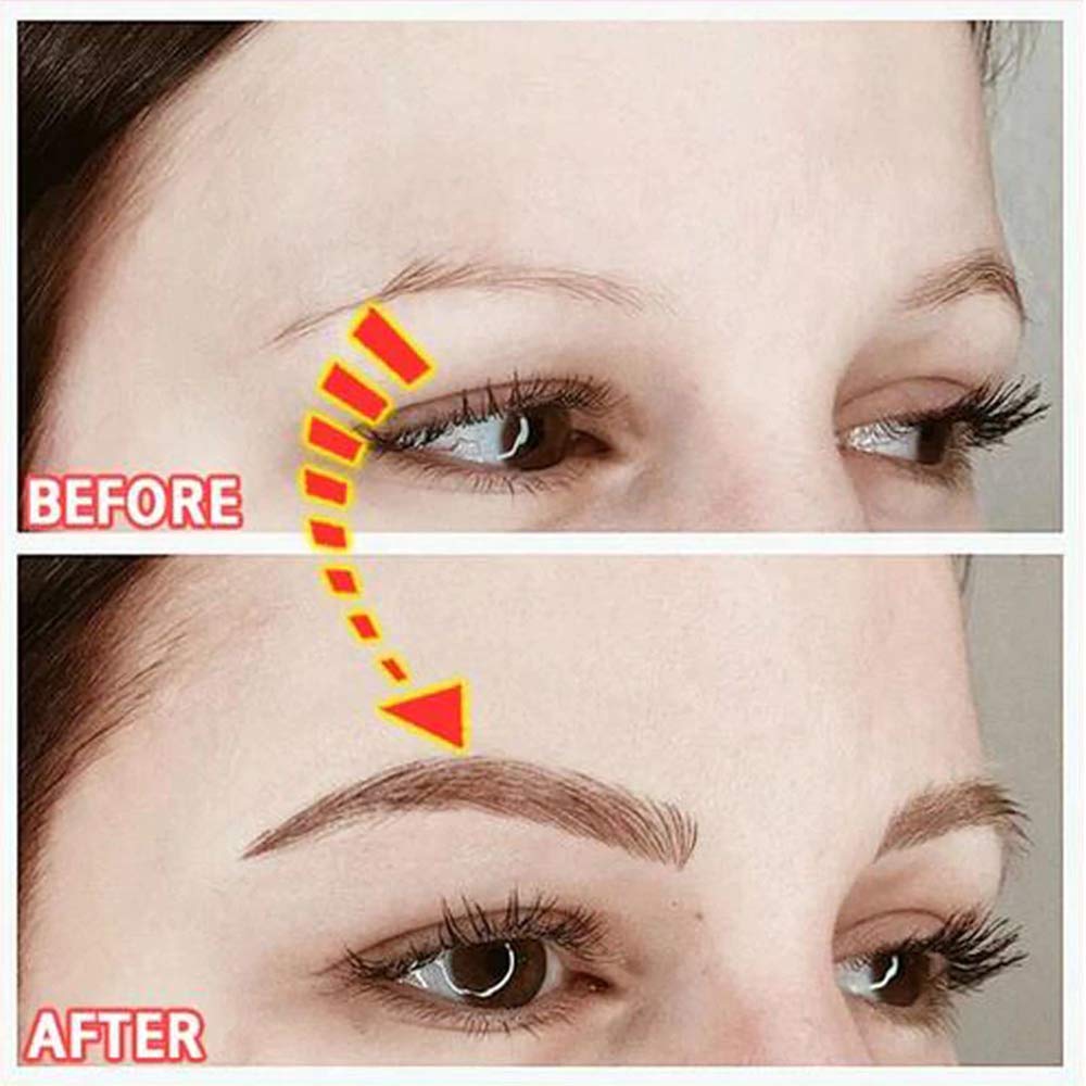 8 Pairs S.A.V.I 6D Natural Look Eyebrow Stickers - Waterproof, Long Lasting Up to 7 Days, Temporary Tattoo for Perfect Brows - Ideal for Daily Use, Travel, and Special Occasions
