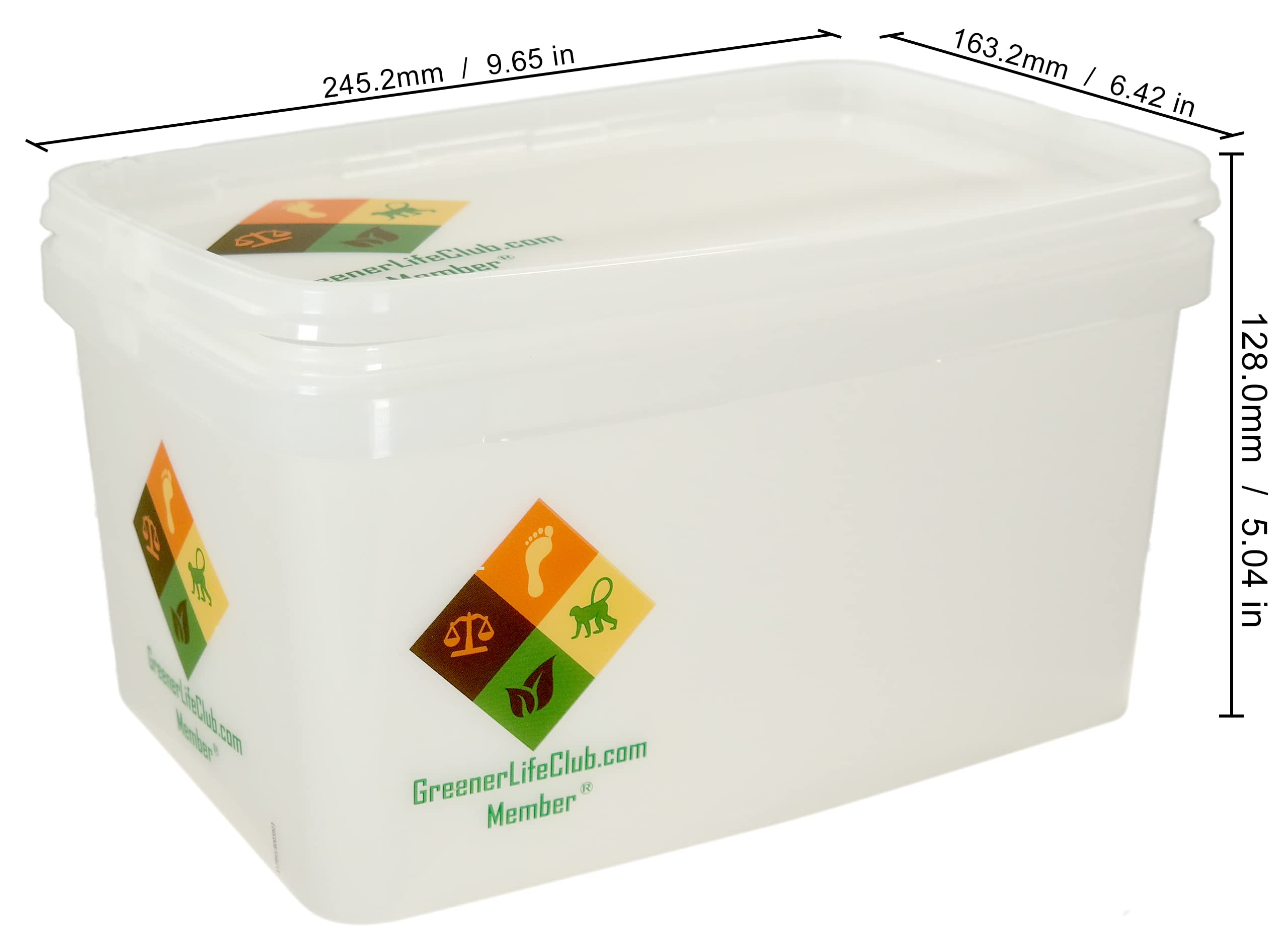 Organic Virgin Coconut Oil 76F - 7 lb Food Grade Coconut Oil in Microwave-Safe PP Container with Resealable Lid & Removable Handle - Perfect for Cooking, Baking, Skincare & Hair Care