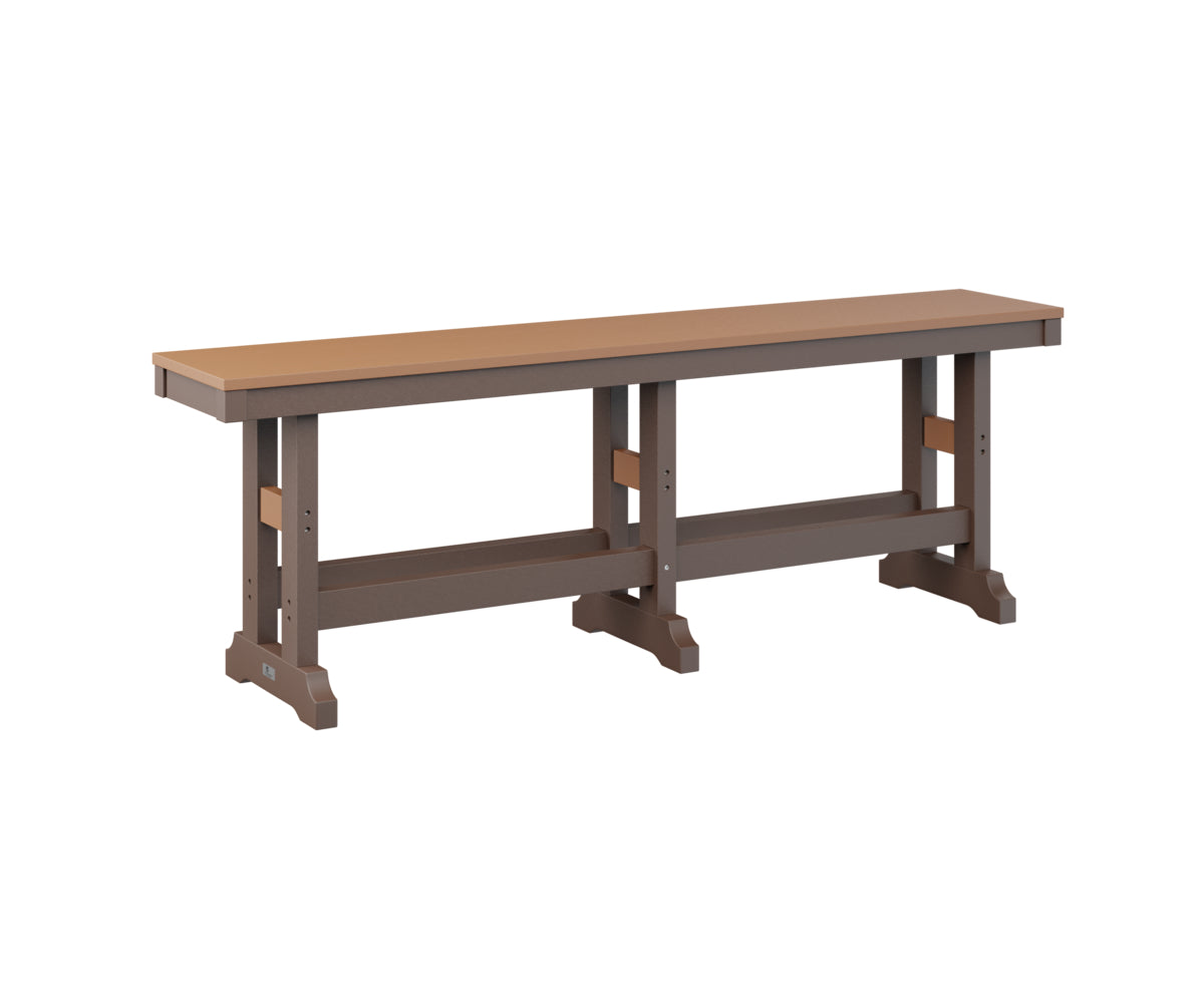 Berlin Gardens Garden Classic 66 Dining Bench - Outdoor Patio Furniture for Backyard, Deck, and Garden - Weather-Resistant Dining Set with Comfortable Seating