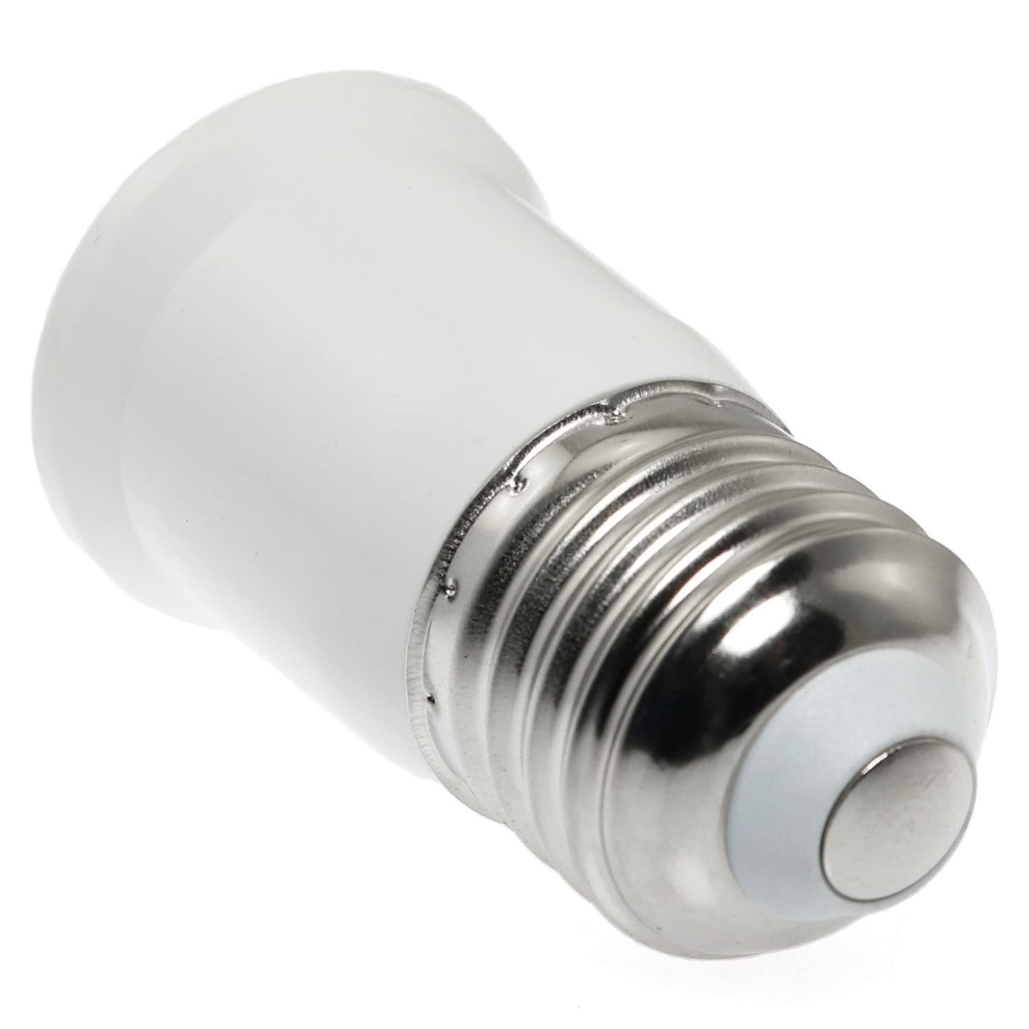 E26 to E26 Socket Extender - 10PCS Heat-Resistant (165°C) Screw Lamp Holder Adapter - 6.3cm/2.5 Inch Extension - Safe No Fire Hazard - Perfect for Hard-to-Reach Lamps, Pendant Lights & DIY Lighting Projects