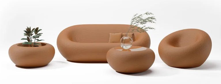 Qeeboo Nami Sofa - Modern Wave-Shaped Design, Comfortable Living Room Furniture for Home & Office Decor