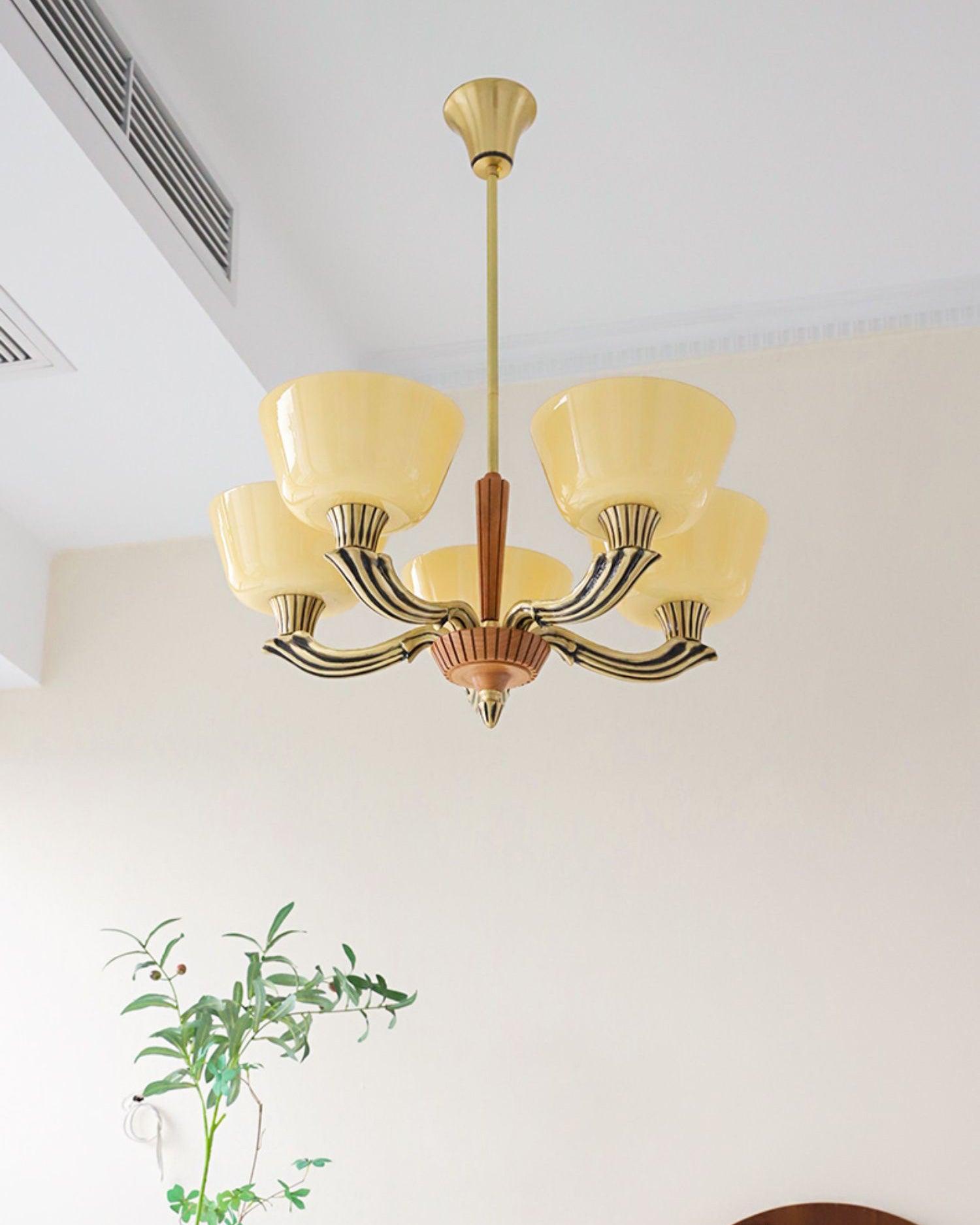 Ascher Chandelier - Modern Crystal Ceiling Light Fixture for Dining Room, Living Room & Bedroom | Elegant Lighting for Home Decor & Interior Design