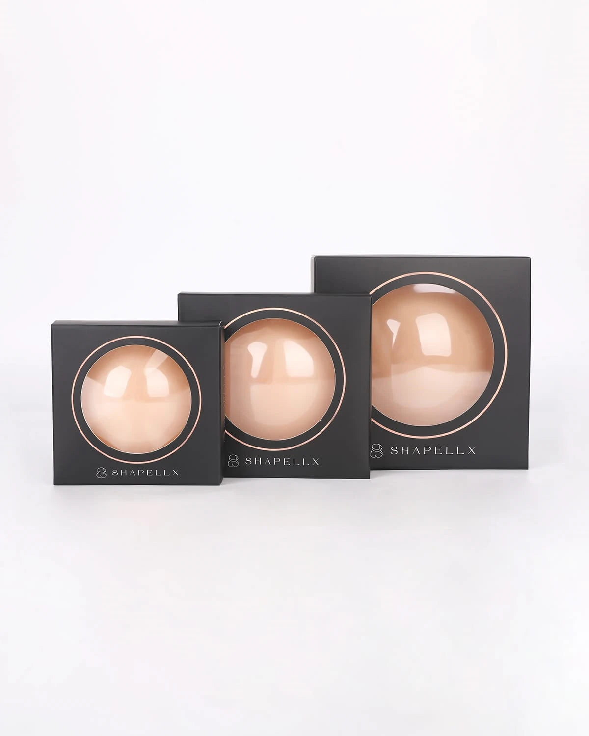 Tapered Edge Seamless Silicone Nipple Covers - Invisible Adhesive Pasties for Women, Reusable Breast Petals for Strapless Dresses & Backless Outfits