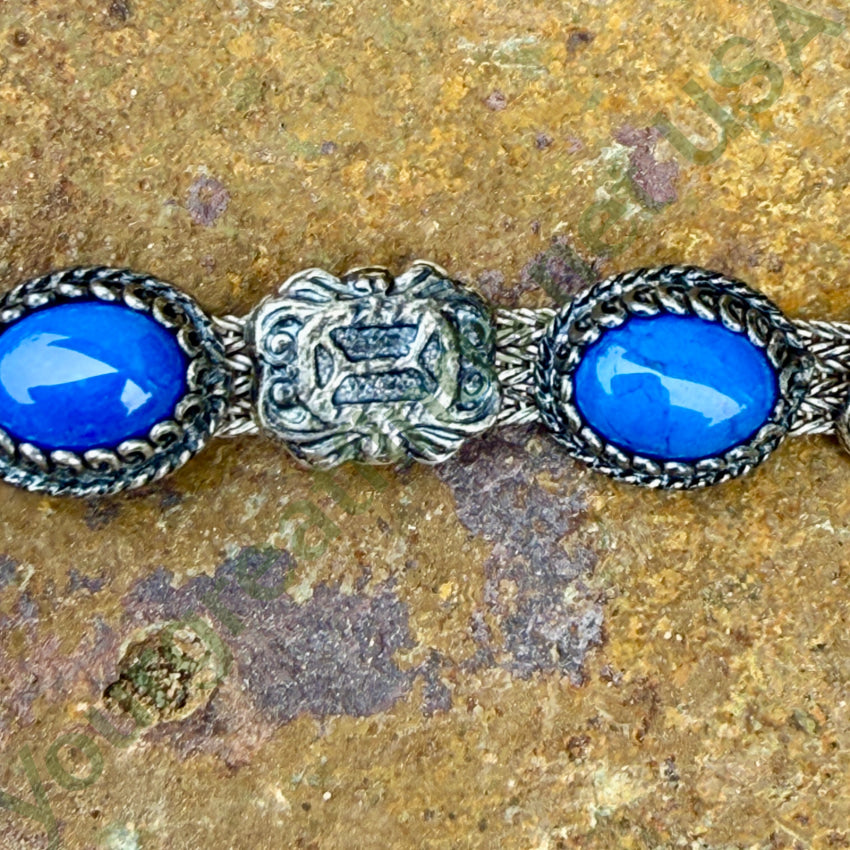 Vintage Sterling Silver Chain & Station Bracelet for Women - Elegant Layered Bracelet for Daily Wear, Gift Giving & Special Occasions