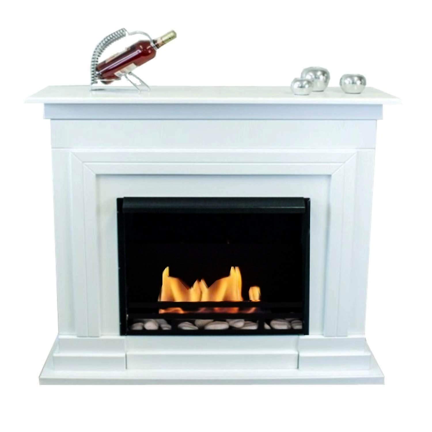 Eco-Friendly Gel & Ethanol Fireplace Set with Accessories - Portable Indoor/Outdoor Fire Pit for Patio, Garden, Camping & Home Decor - Berlin Style Design