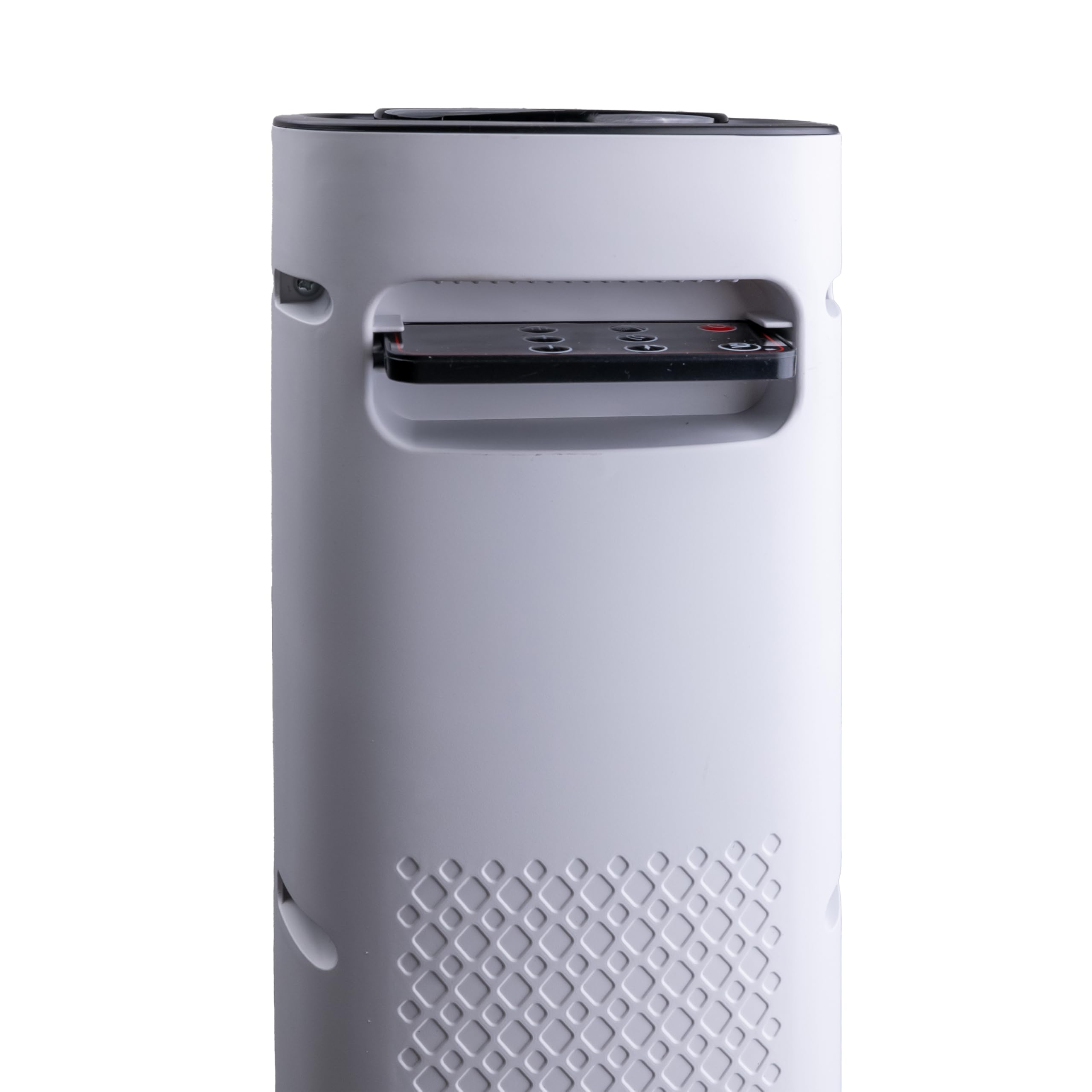 Comfort Zone 3D Flame Electric Space Heater - 25 Inch Indoor Portable Heater with Remote Control, 8H Timer, 75° Oscillation & Adjustable Thermostat | Overheat Protection | Perfect for Bedroom, Office & Living Room Heating