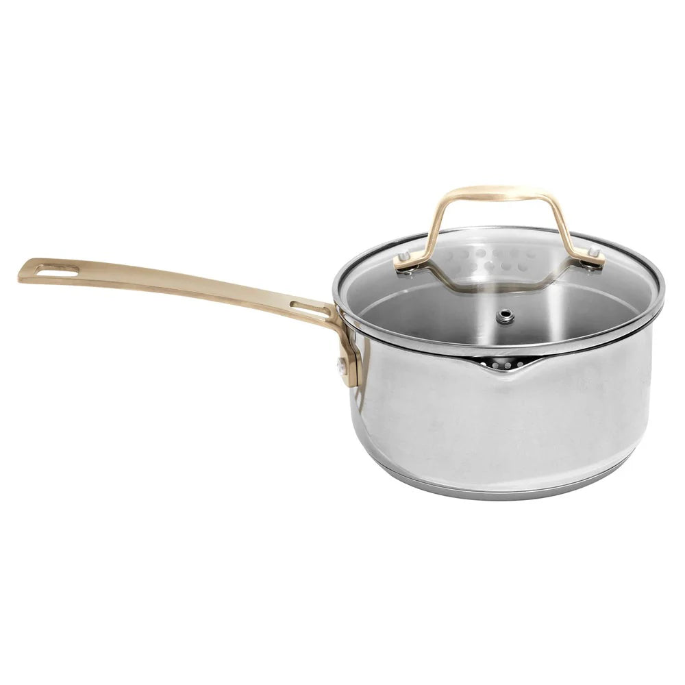 ZLINE 10-Piece Stainless Steel Cookware Set - Non-Toxic, Dishwasher Safe Pots and Pans with Glass Lids (CWSETL ST 10) - Perfect for Home Cooking, Professional Chefs & Restaurant Use