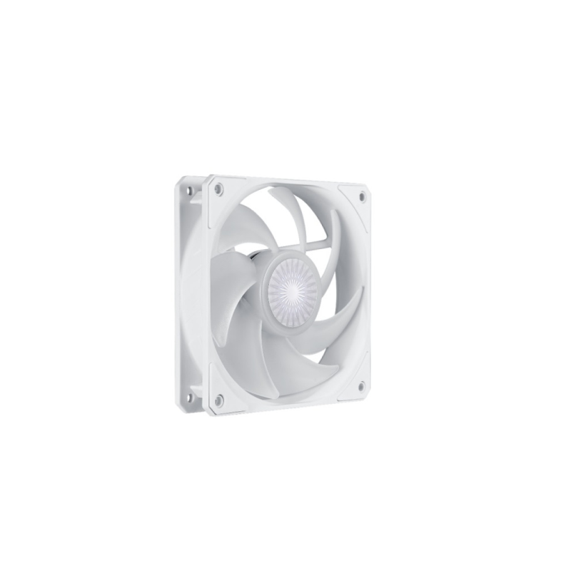 Cooler Master MFX B2DW 183PA R1 SickleFlow 120 ARGB 3-in-1 Fan Kit with Controller - White - High-Performance PC Cooling for Gaming Rigs & Workstations