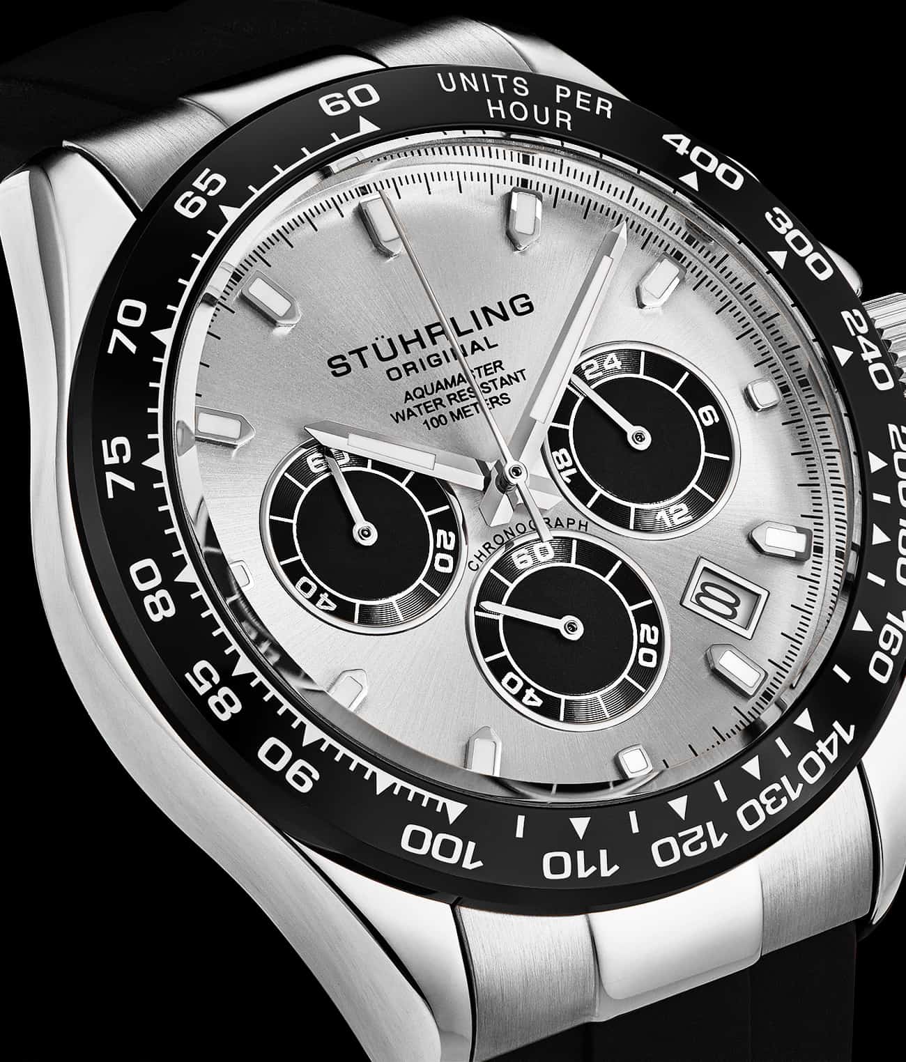 Aquamaster 4042 Quartz 42mm Men's Waterproof Chronograph Watch - Perfect for Diving, Swimming & Outdoor Sports
