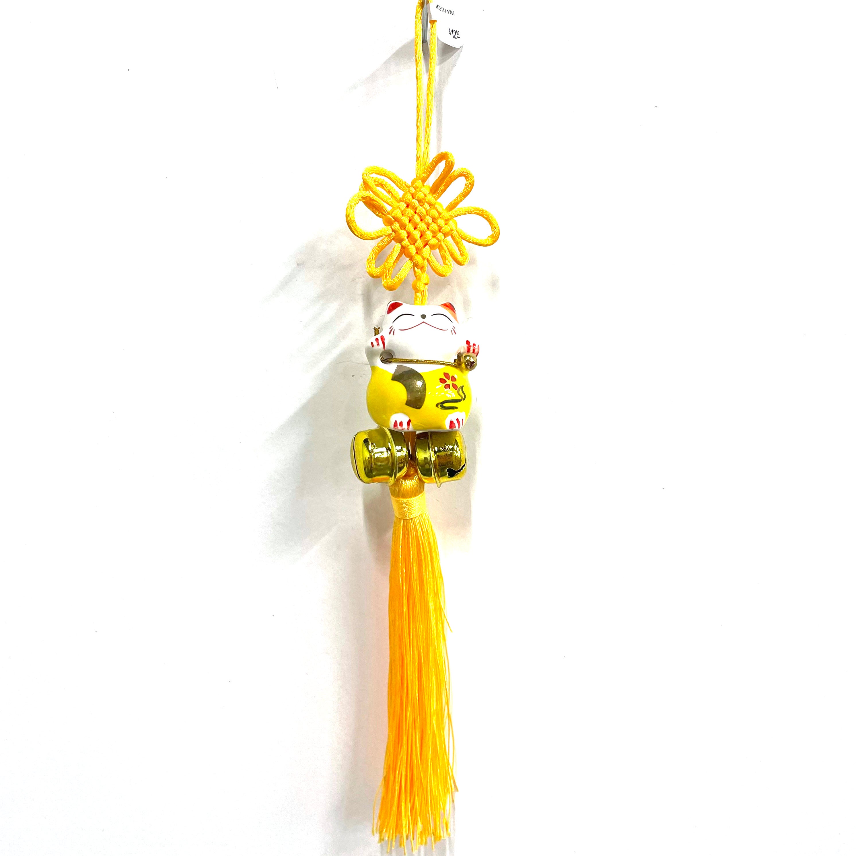 Lucky Cat Charm for Good Fortune - Chinese New Year Decor, Home & Office Feng Shui Gift - Perfect for Desk, Shelf, and Business Display