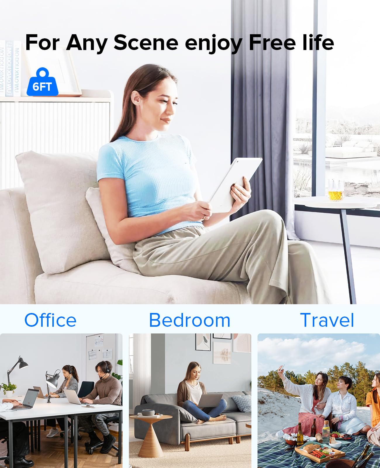 Fast Charging 20W USB C Wall Charger with 6ft Type C Cable - 2 Pack for iPhone 15/15 Plus/15 Pro/15 Pro Max, iPad 10/Mini 6/Air 5/Pro & AirPods Pro | Quick Charge at Home, Office & Travel