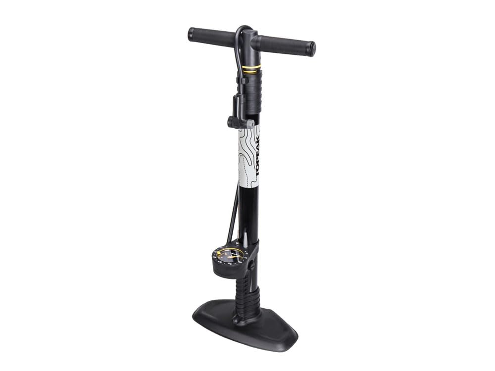 TOPEAK High Pressure Bike Pump - Portable Bicycle Tire Inflator for Road & Mountain Bikes - Perfect for Cycling, Commuting & Outdoor Adventures