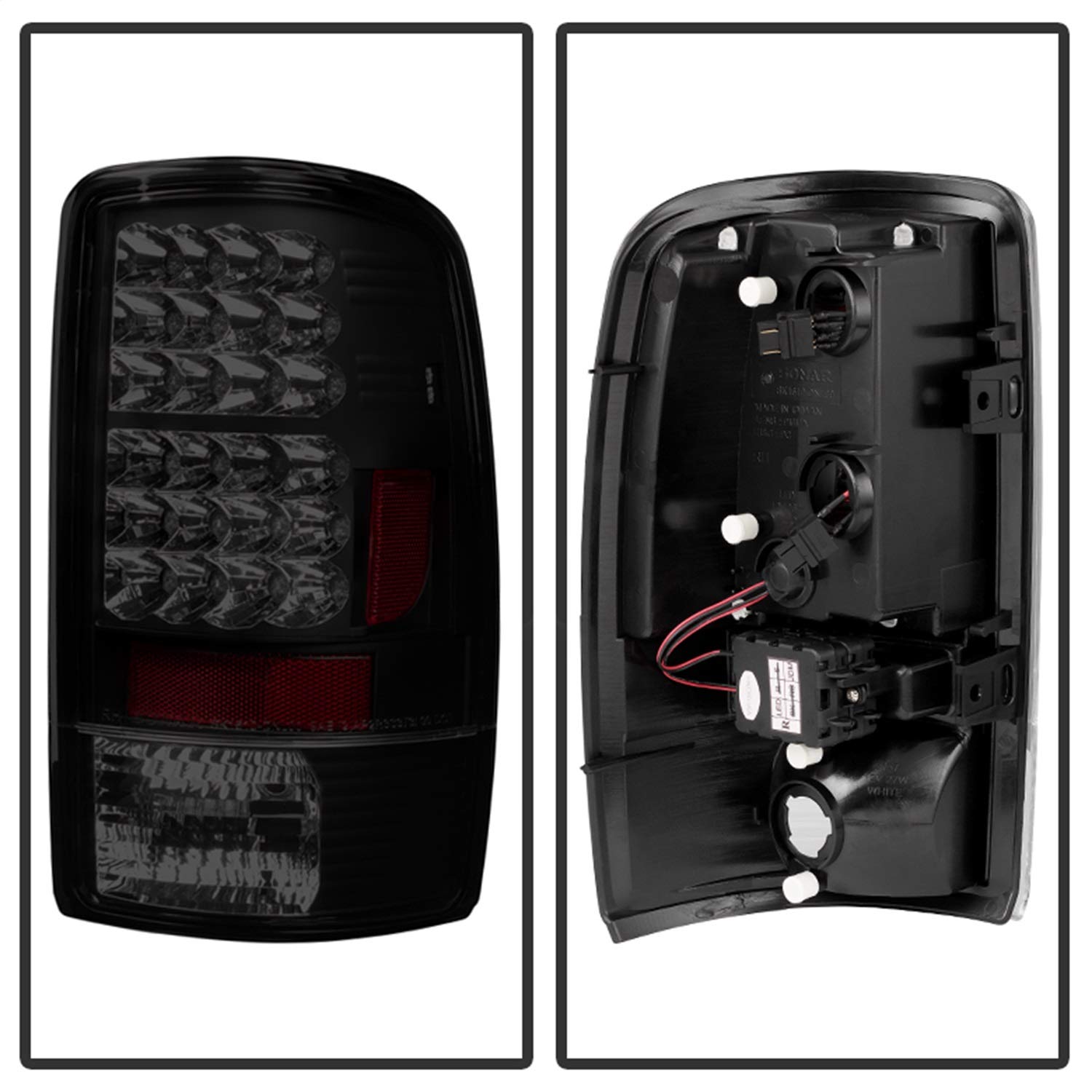Spyder Auto 5078001 LED Tail Lights Black/Smoked - High-Performance Aftermarket Lighting for Trucks & SUVs