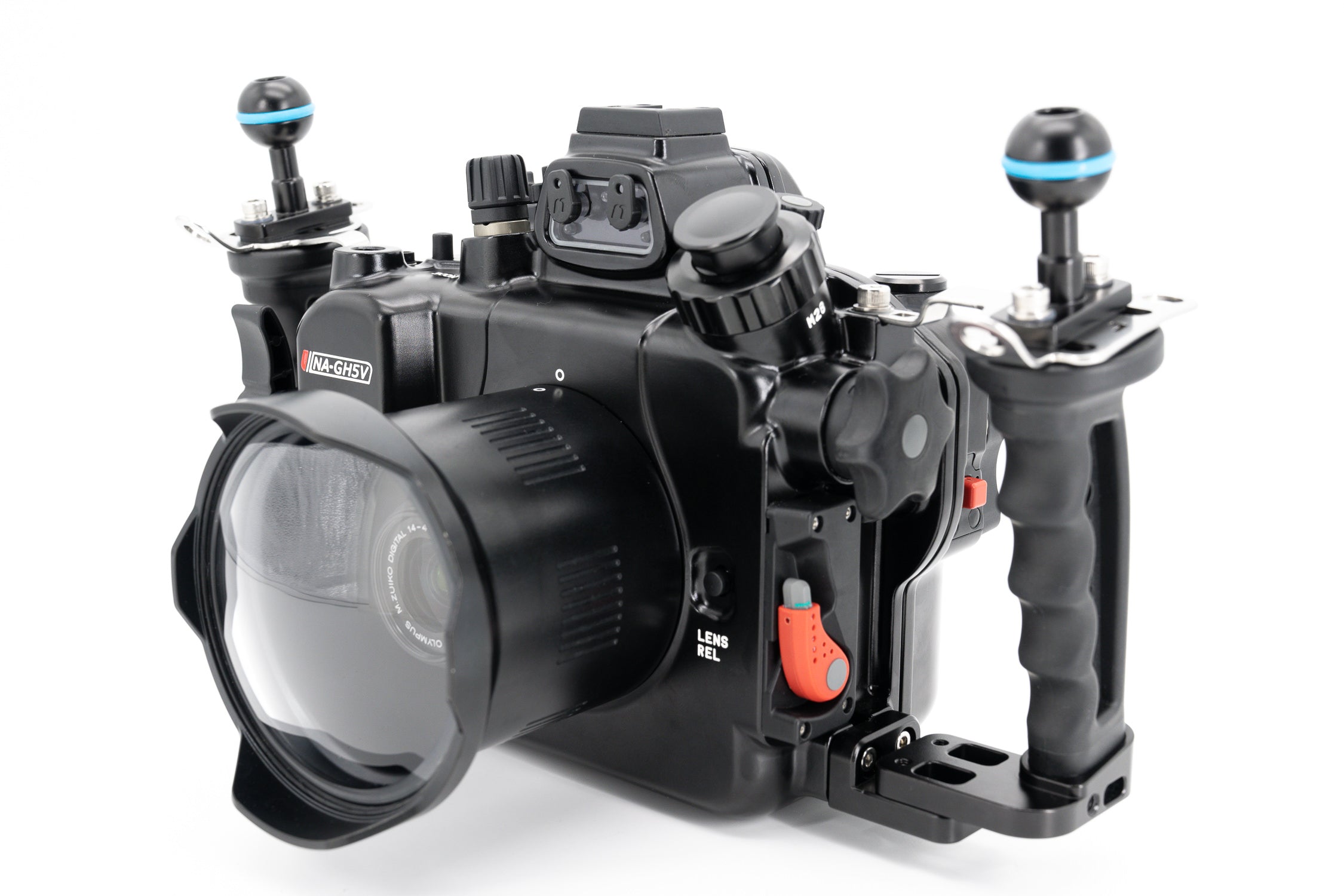 Waterproof Underwater Housing for Panasonic Lumix GH5/GH5S/GH5II Cameras - HDMI 2.0 Support - Ideal for Scuba Diving, Snorkeling & Underwater Photography
