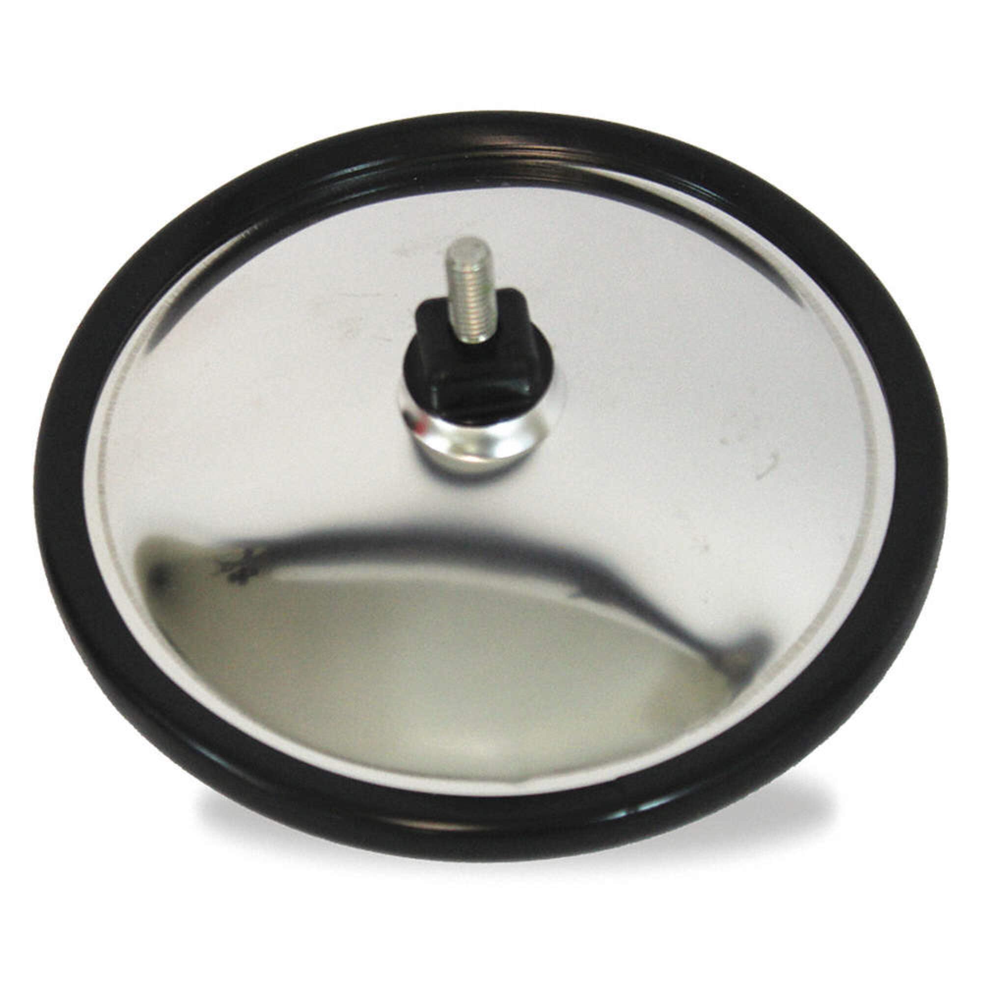 Velvac 708476 Convex Blind Spot Mirror - Durable Dura Ball Design for Trucks & RVs - Enhances Safety While Parking & Lane Changing