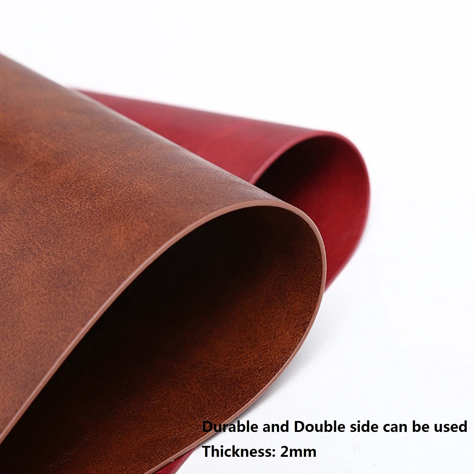 Premium Faux Leather Placemats Set of 4 - Non-Slip Waterproof Heat Resistant Table Mats - Easy to Clean Washable Kitchen & Dining Decor (Navy Blue) - Perfect for Everyday Meals, Dinner Parties, and Holiday Gatherings