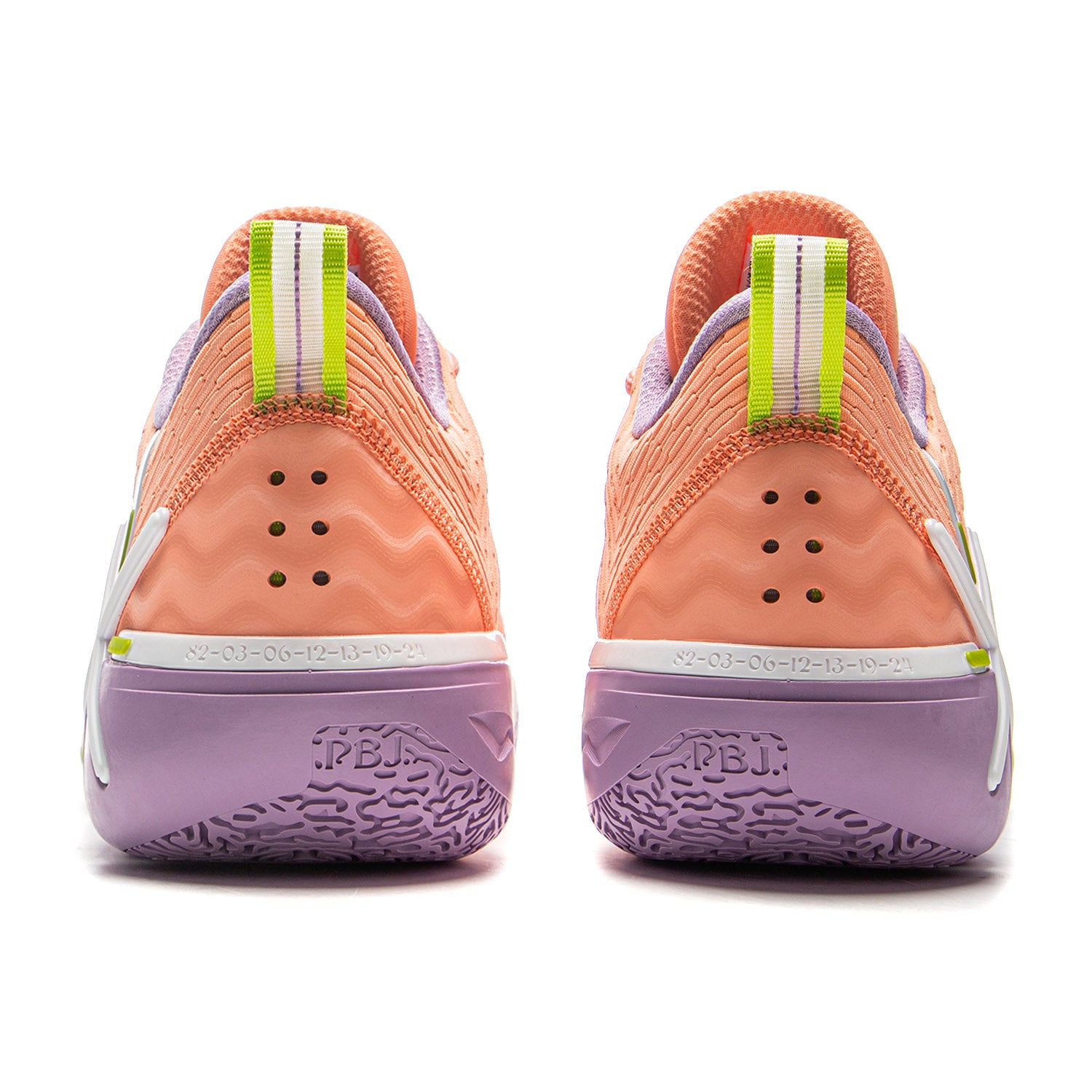 Wade Shadow 6 V2 Peach Basketball Shoes - Lightweight Performance Sneakers for Men - Perfect for Indoor & Outdoor Court Play