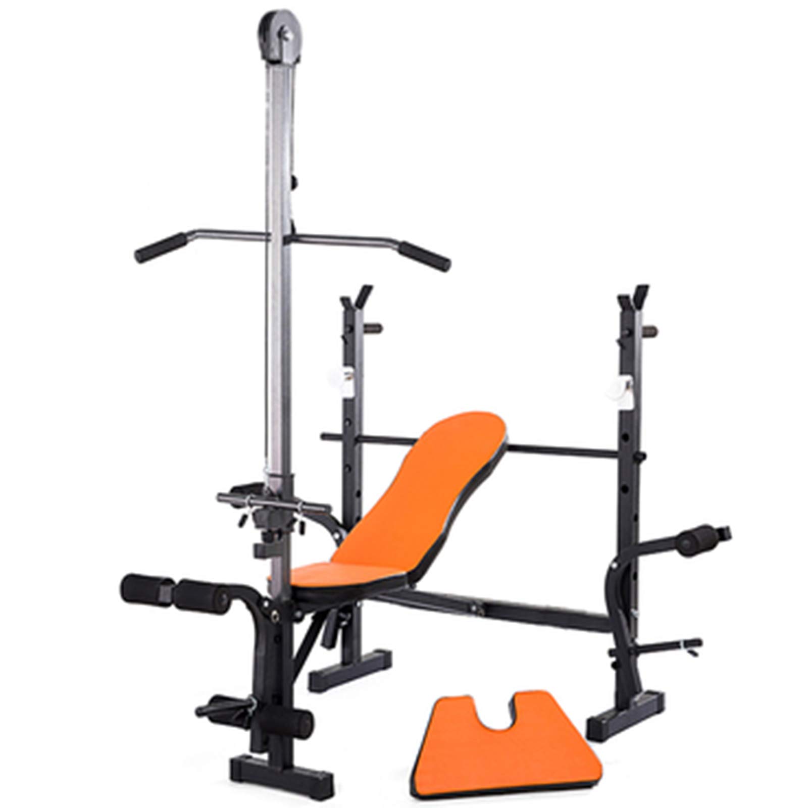 Adjustable Olympic Weight Bench - Foldable Home Gym Bench Press for Incline/Decline/Flat Workouts | Heavy Duty Exercise Equipment for Strength Training | Perfect for Home & Garage Gym Setup