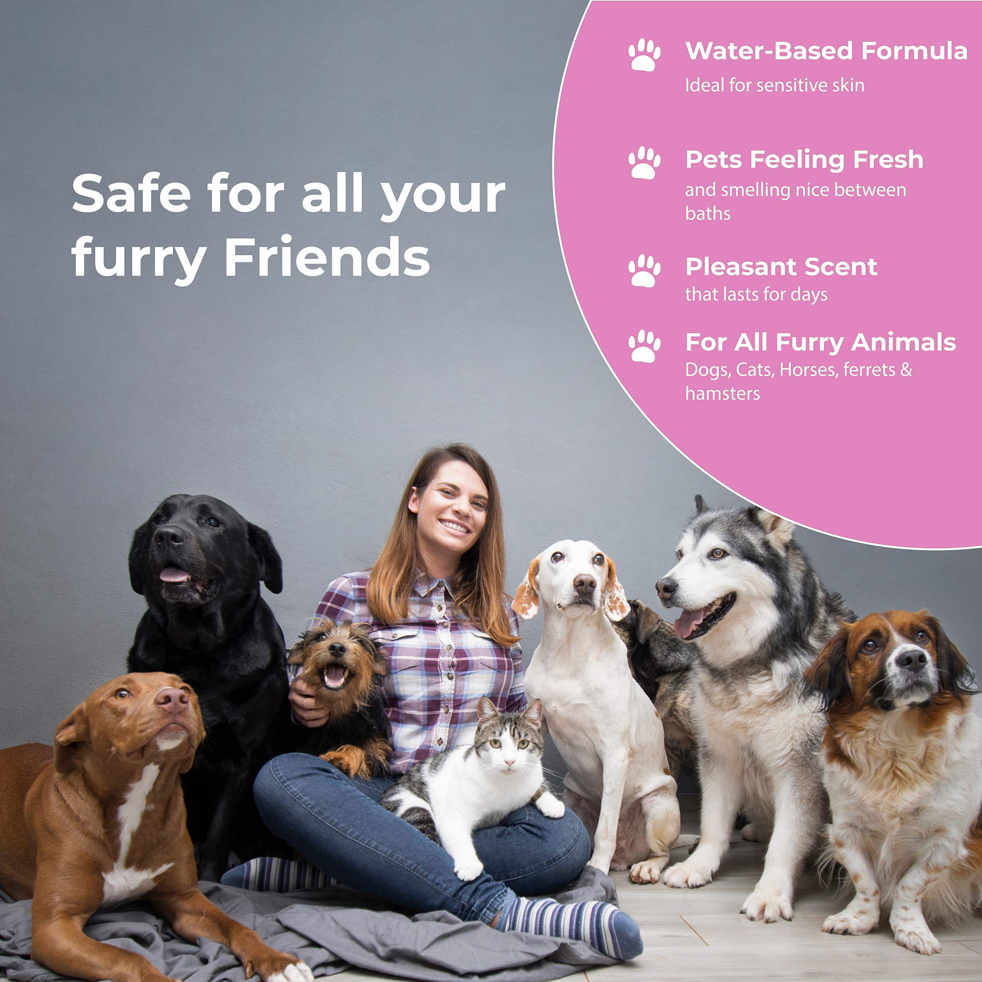Premium Long-Lasting Dog Perfume Spray - Pet Odor Eliminator & Cologne for Smelly Dogs - Refreshing Deodorizer for Grooming - Perfect for Daily Use, Vet Visits & Outdoor Adventures