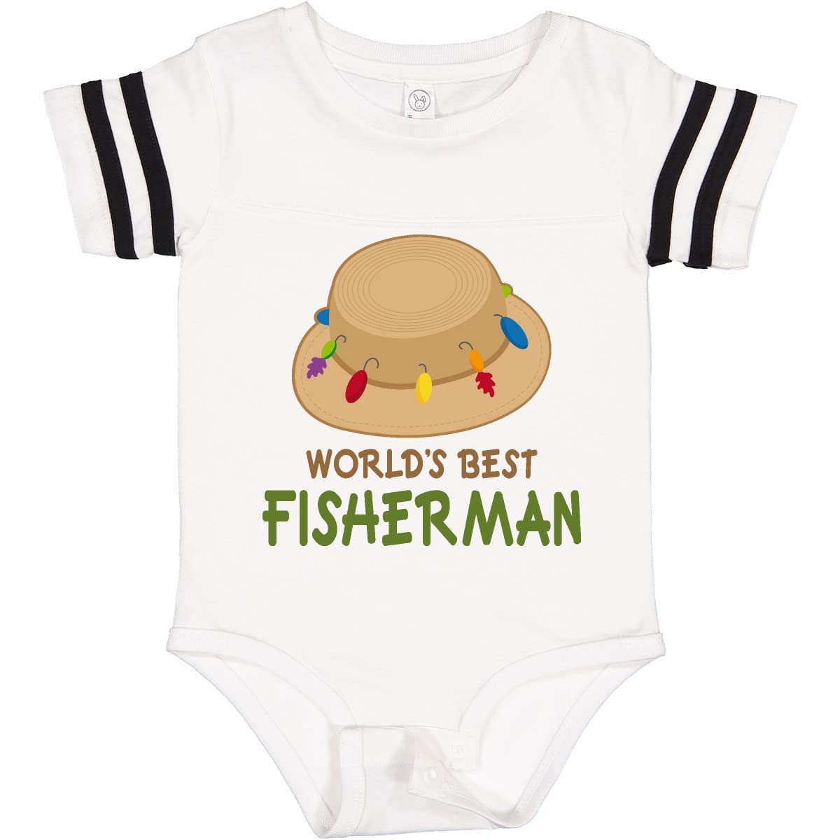 Best Fisherman Baby Bodysuit - Cute Fishing-Themed Outfit for Newborns & Infants - Perfect Fishing Gifts for Dad & Baby - Great for Fishing Trips, Photo Shoots & Family Outings