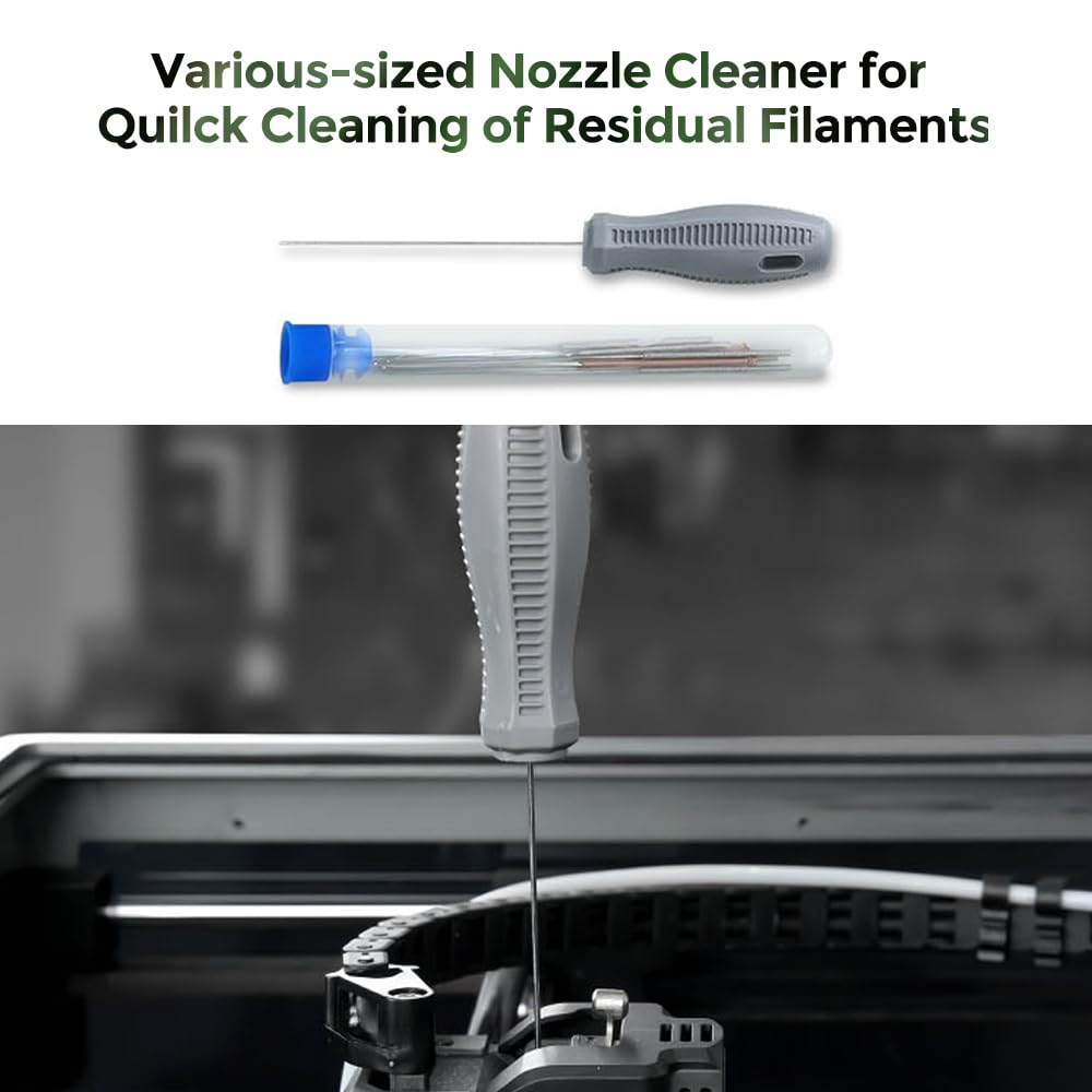 Creality 3D Printer Tool Kit - 74 Pcs Professional 3D Printing Accessories Set with Nozzle Cleaners, Screwdrivers, Wrenches & Storage Bag | Perfect for Ender 3, CR-10, DIY 3D Printing Projects & Maintenance