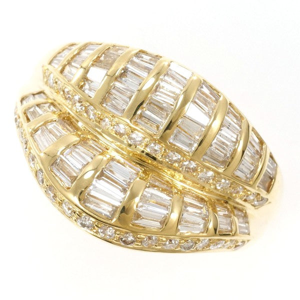18K Yellow Gold Diamond Ring for Women - Elegant Solitaire Engagement & Wedding Band - Perfect for Proposals, Anniversaries, and Special Occasions