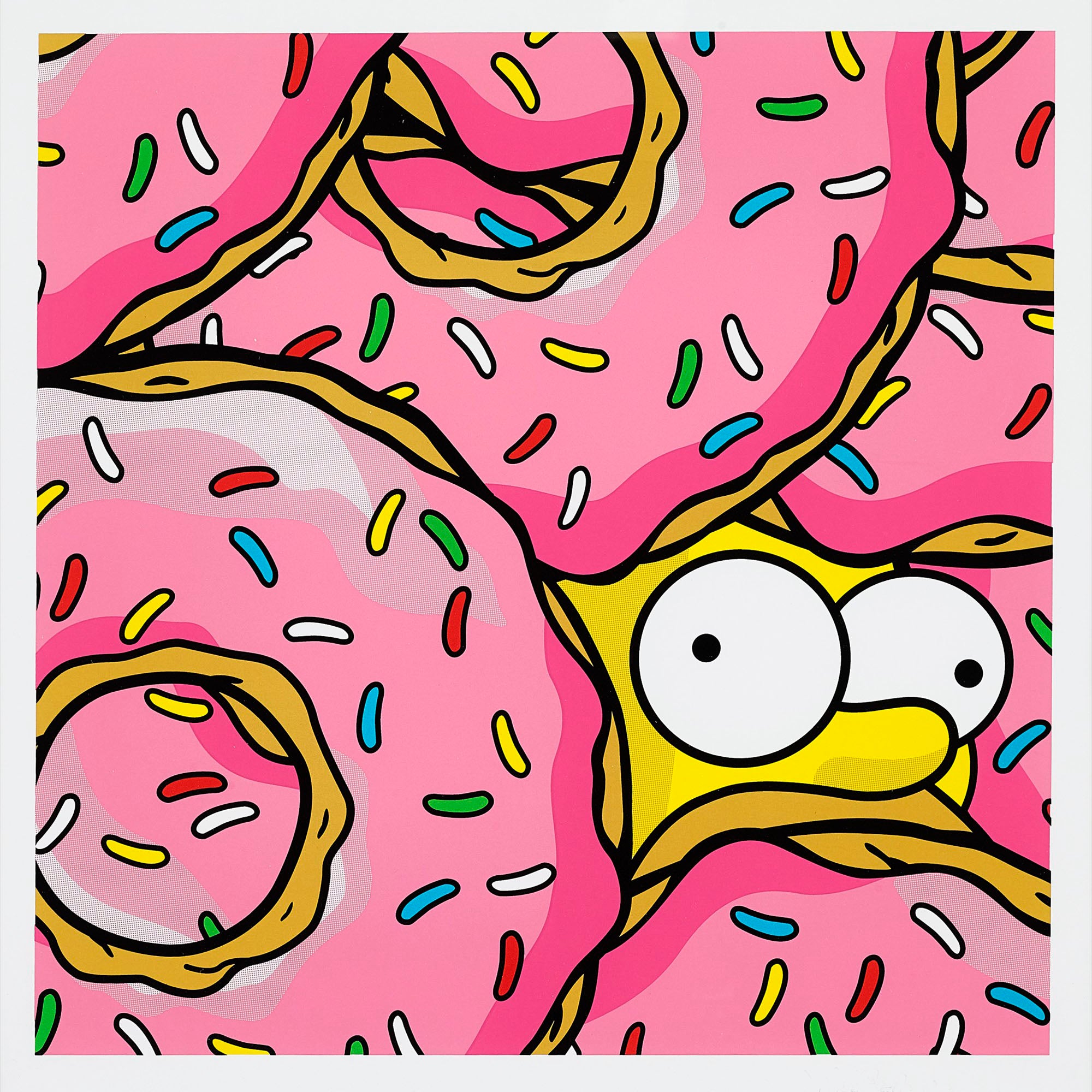 JERKFACE DONUT MOBILE (STRAWBERRY) - Fun Novelty Strawberry Donut Phone Case for iPhone & Android - Perfect for Donut Lovers & Foodie Gifts