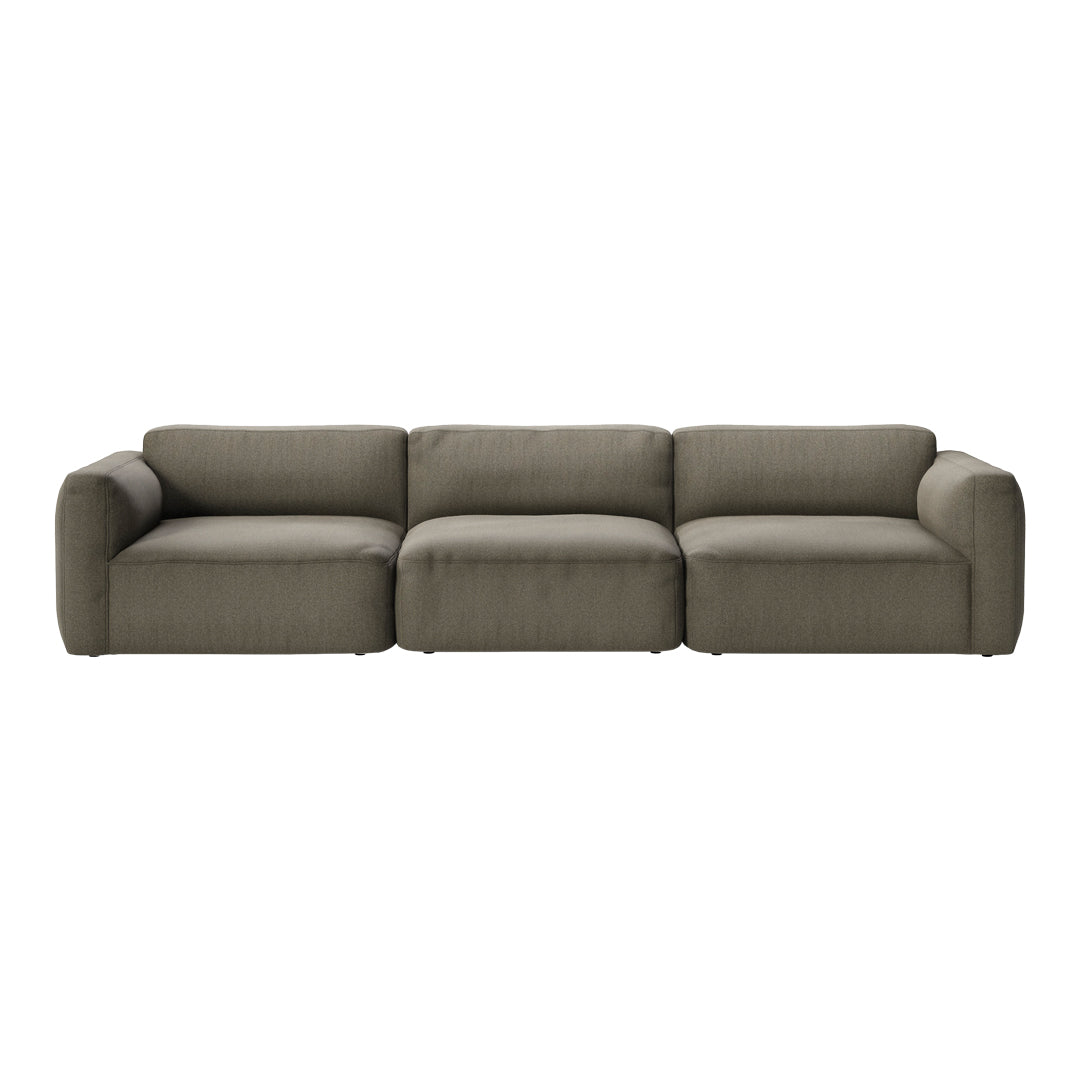 Develius Mellow Model D 3-Seater Sofa - Modern Comfortable Couch for Living Room, Lounge & Family Room - Perfect for Relaxing, Entertaining & Movie Nights