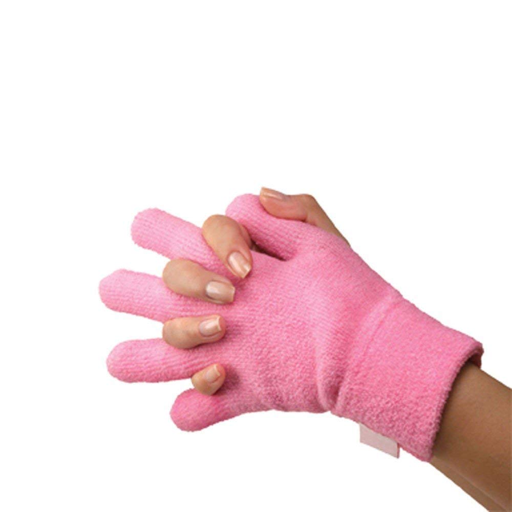 Jessica Gel Moisturizing Gloves for Dry Hands - Soft Pink Spa Gloves for Overnight Hand Care, Cracked Skin Relief & Nail Treatment | Perfect for Winter, Night Use & Gift Giving