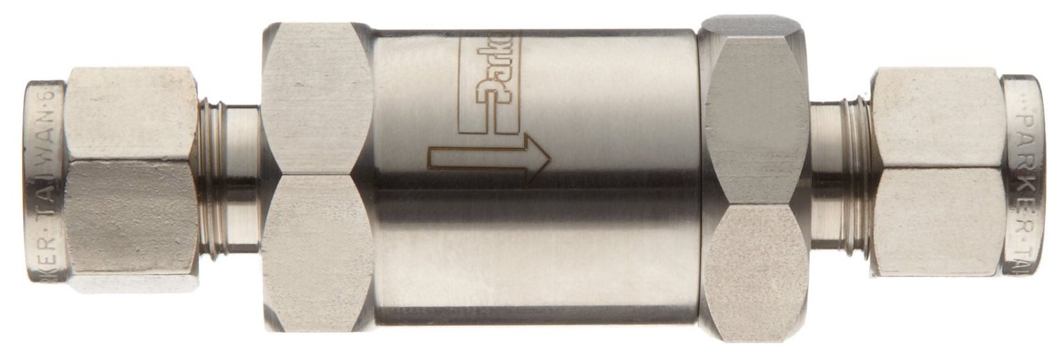 Parker C Series 316 Stainless Steel Check Valve - 1/2