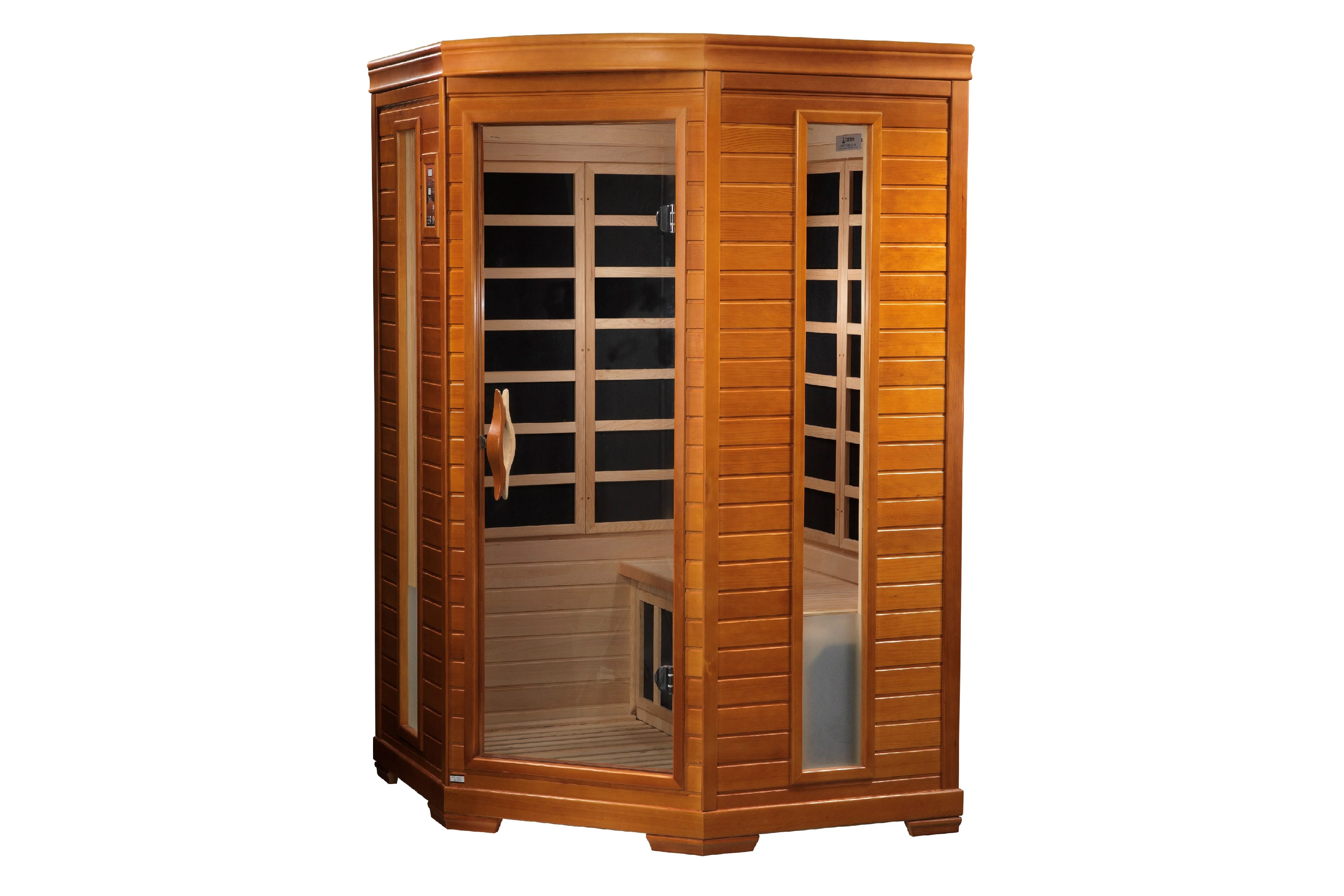 Dynamic Heming Elite 2-Person Ultra Low EMF Far Infrared Sauna for Home Relaxation & Detox - Perfect for Wellness & Pain Relief Therapy