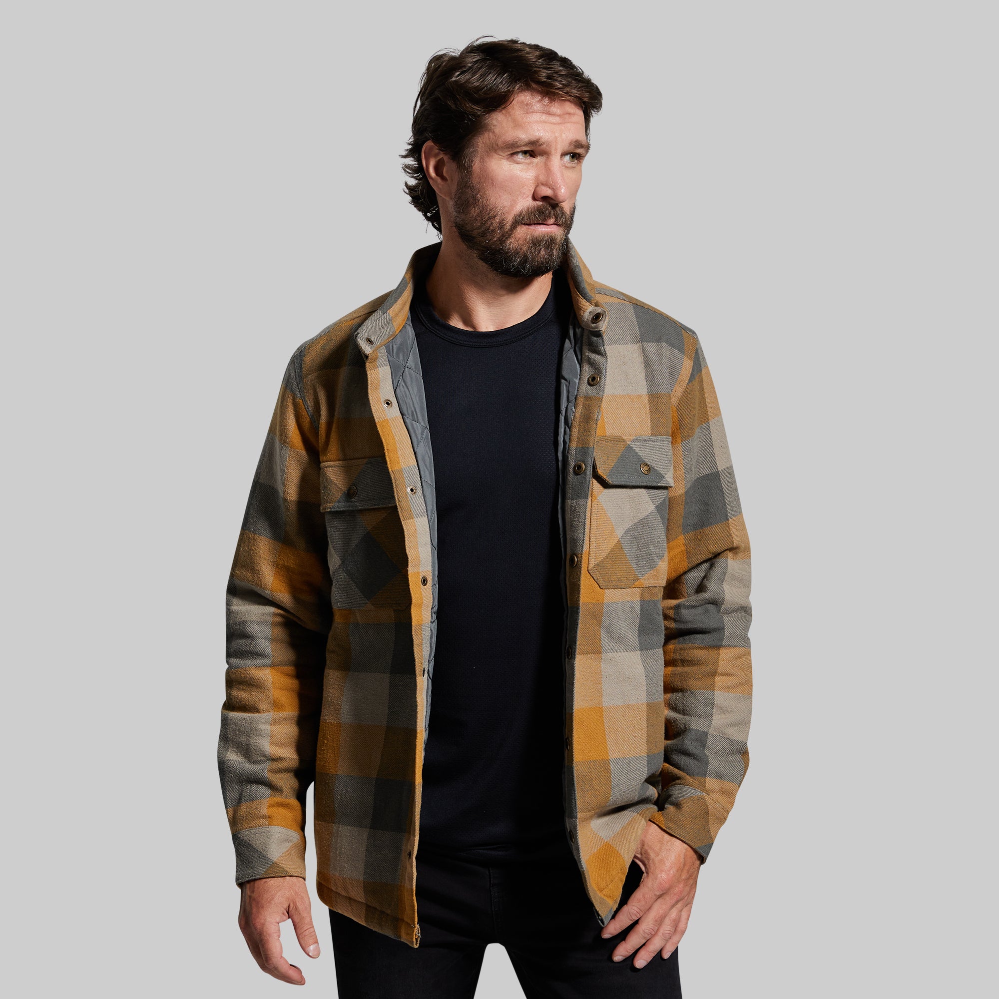 Men's Timber Jacket in Driftwood - Waterproof Outdoor Jacket for Hiking, Camping & Winter Wear - Lightweight Windbreaker with Hood