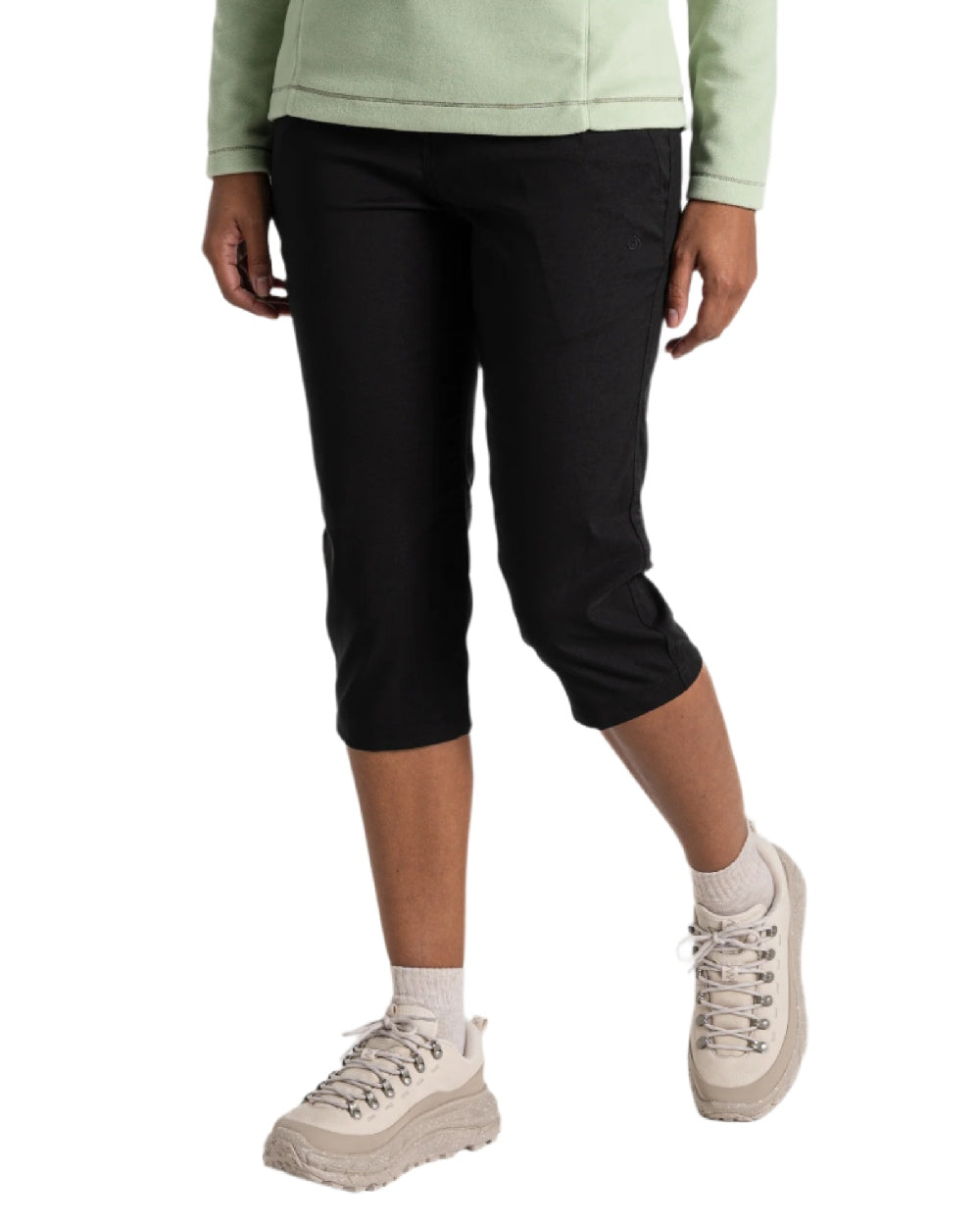 Craghoppers Kiwi Pro Crop II Trousers - Women's Outdoor Hiking Pants with UPF 50+ Sun Protection & Quick-Dry Fabric - Perfect for Hiking, Travel & Adventure Activities