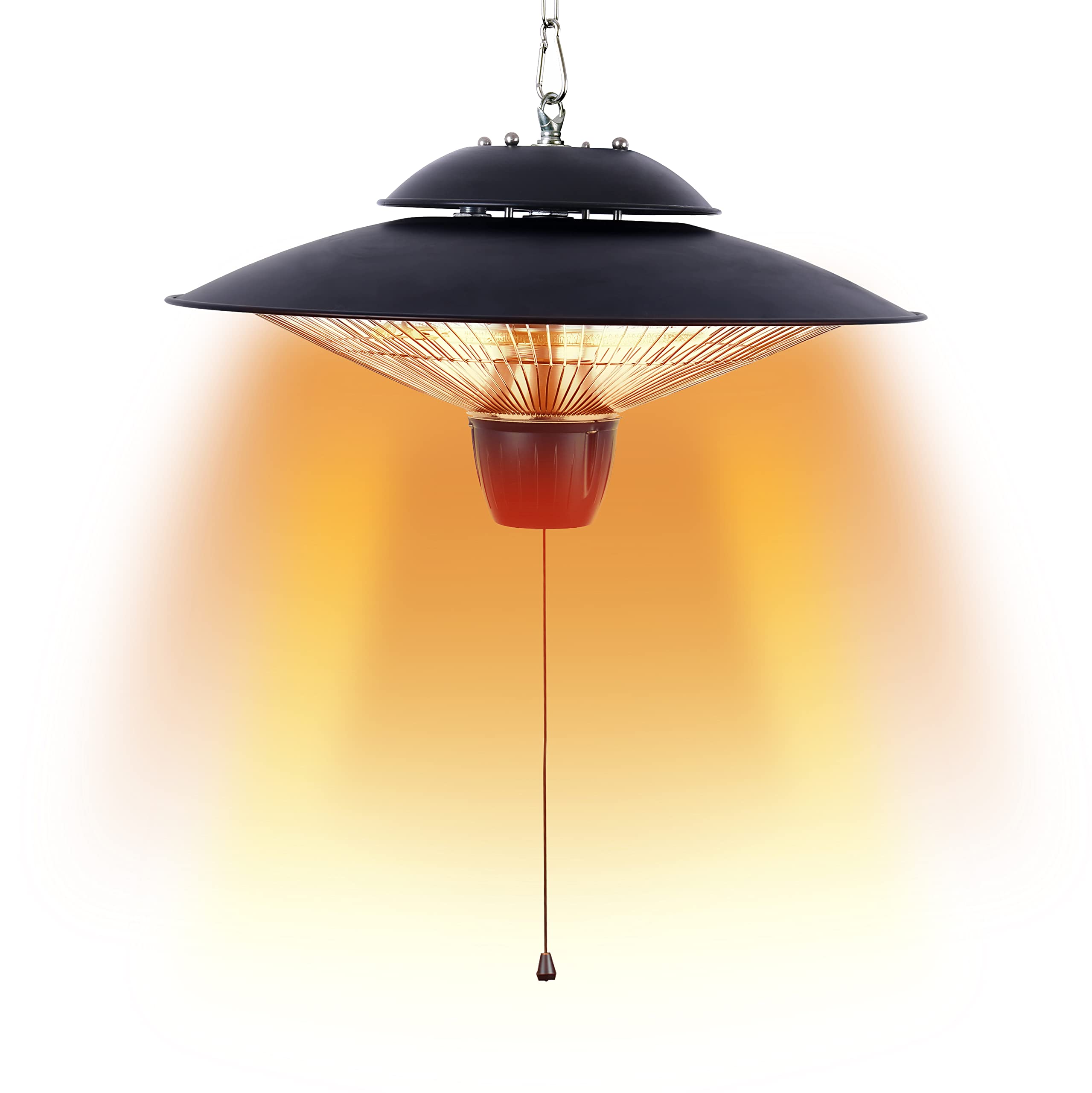DONYER POWER 1500W Electric Patio Heater - Ceiling Mounted Outdoor/Indoor Space Heater for Patio, Garage, Restaurant & Commercial Use