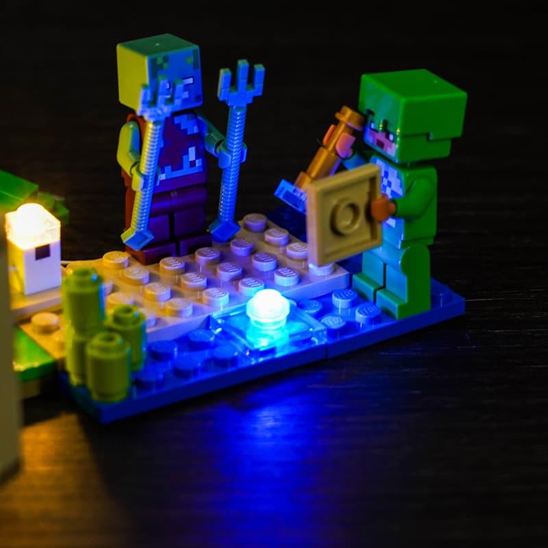 LEGO Minecraft The Turtle Beach House 21254 Light Kit - LED Building Blocks Lighting Set for LEGO Sets - Perfect for Night Display & Gaming Room Decor