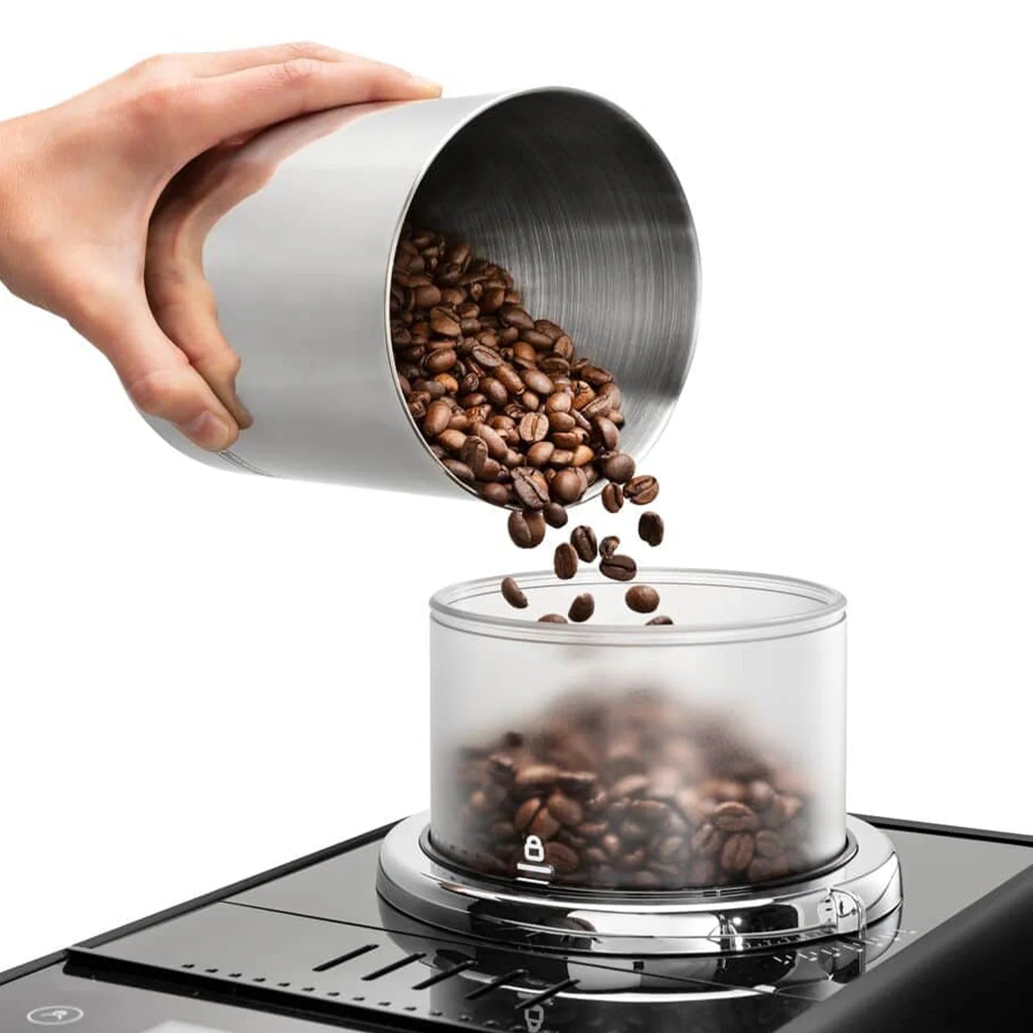 De'Longhi Rivelia Automatic Espresso Machine with LatteCrema System - Onyx Black (Model #EXAM44055B) for Home Barista & Coffee Lovers - Perfect for Espresso, Cappuccino & Latte Making