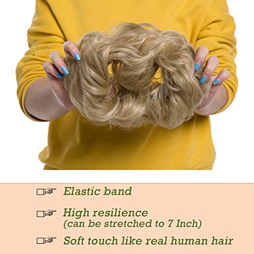 Messy Bun Hair Extension for Curly Hair - Clip-in Updo Hairpiece for Women | Perfect for Weddings, Parties & Everyday Styling