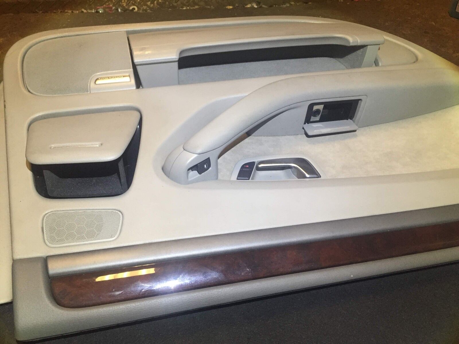 2004-2009 Audi A8L Rear Left Door Trim Panel - Genuine OEM Replacement Part for Driver Side - Perfect for Interior Repair & Restoration Projects